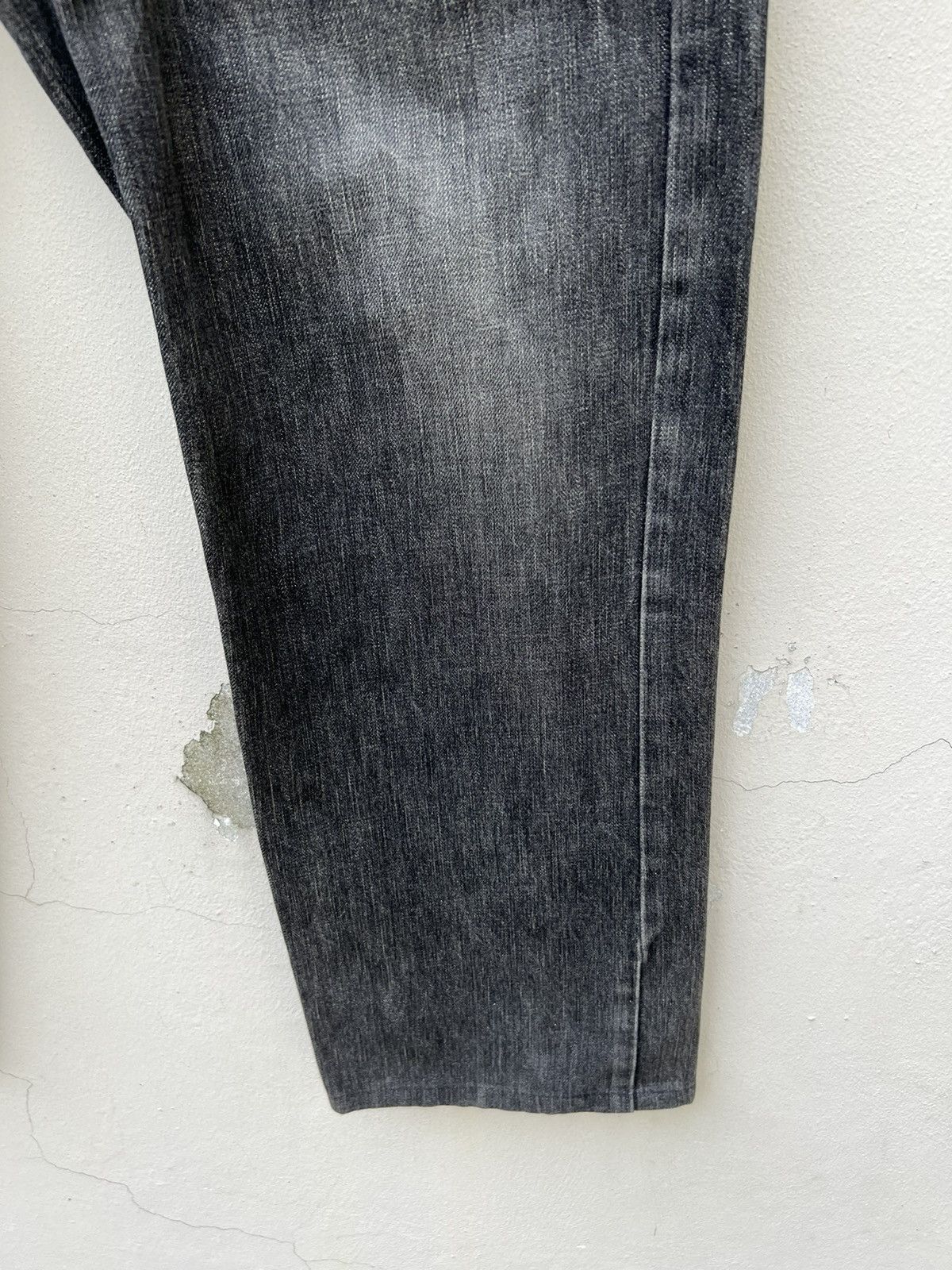 Vintage VTG SCANNER FUNDAMENTAL JAPAN Fade Black Denim Baggy Jeans Size US 32 / EU 48 - 7 Thumbnail