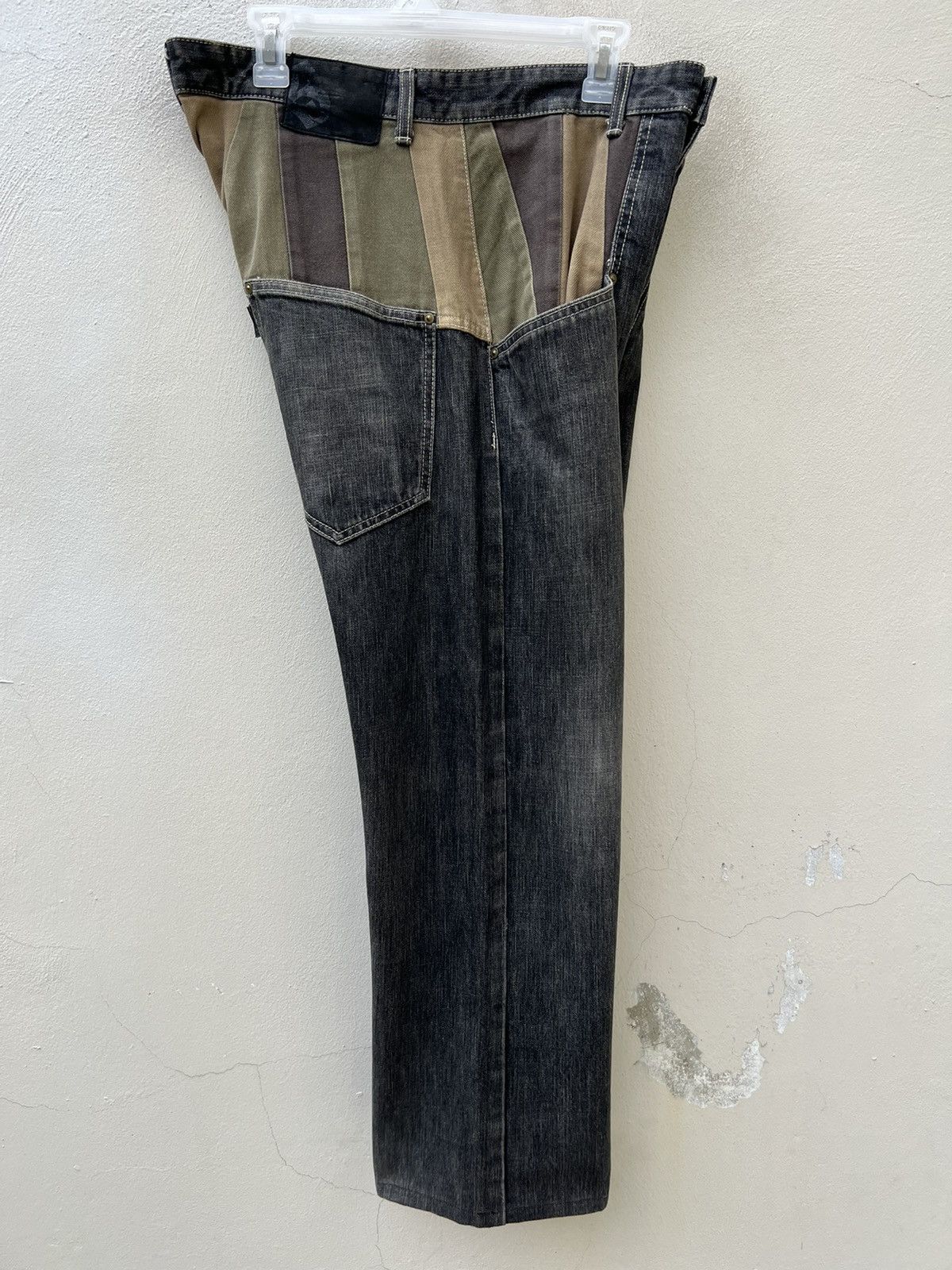 Vintage VTG SCANNER FUNDAMENTAL JAPAN Fade Black Denim Baggy Jeans Size US 32 / EU 48 - 15 Thumbnail