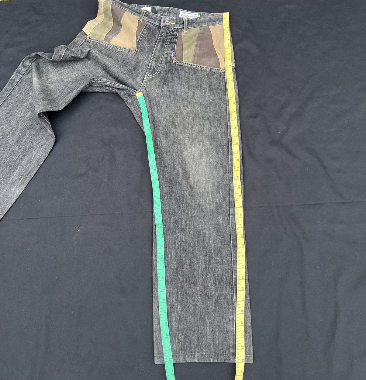 Vintage VTG SCANNER FUNDAMENTAL JAPAN Fade Black Denim Baggy Jeans Size US 32 / EU 48 - 22 Thumbnail