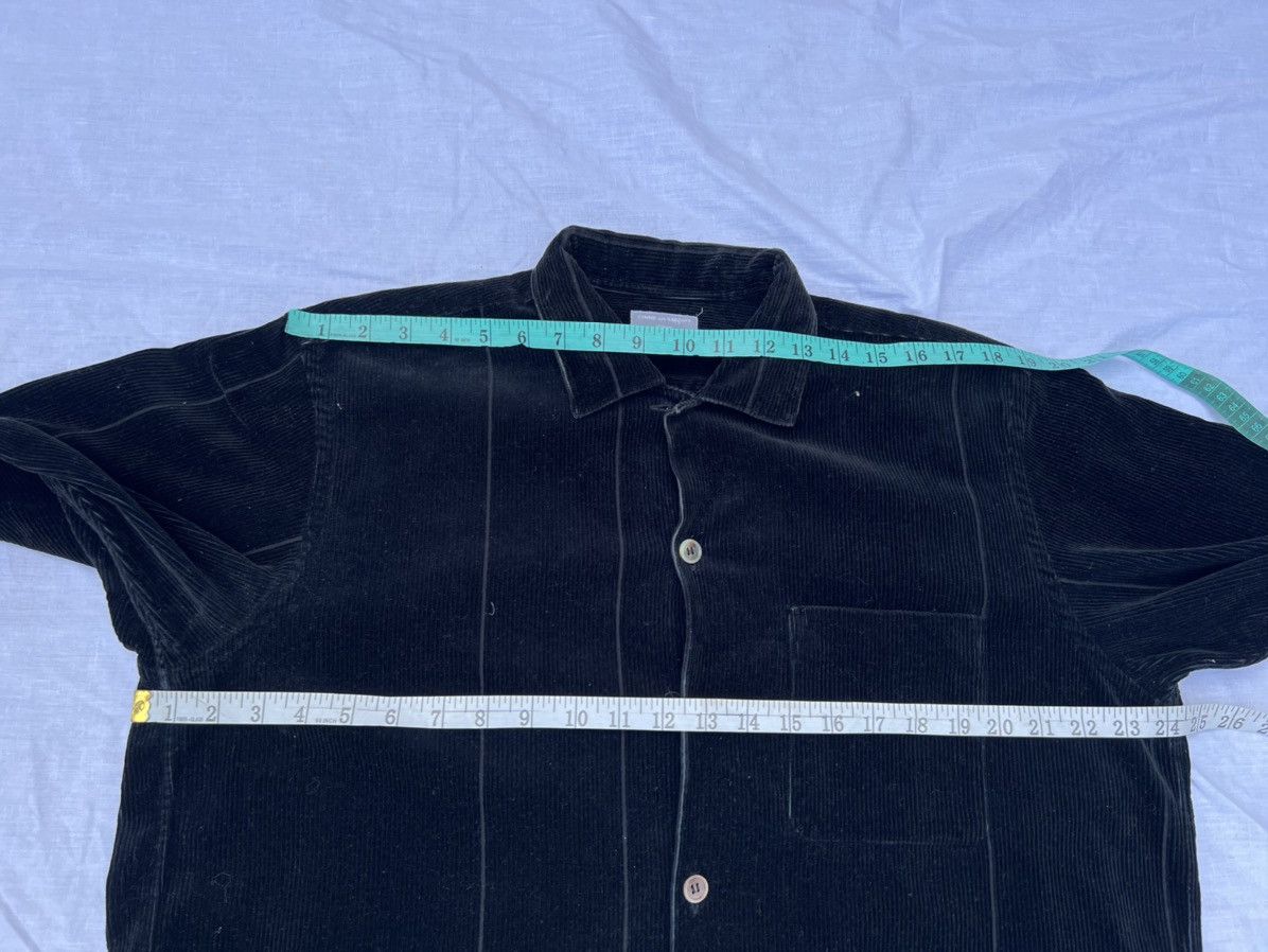 Comme des Garcons Homme 🔥 Vintage 1998 CDGH AD1998- Stripes Heavy Cord Button Shirt Size US L / EU 52-54 / 3 - 12 Thumbnail