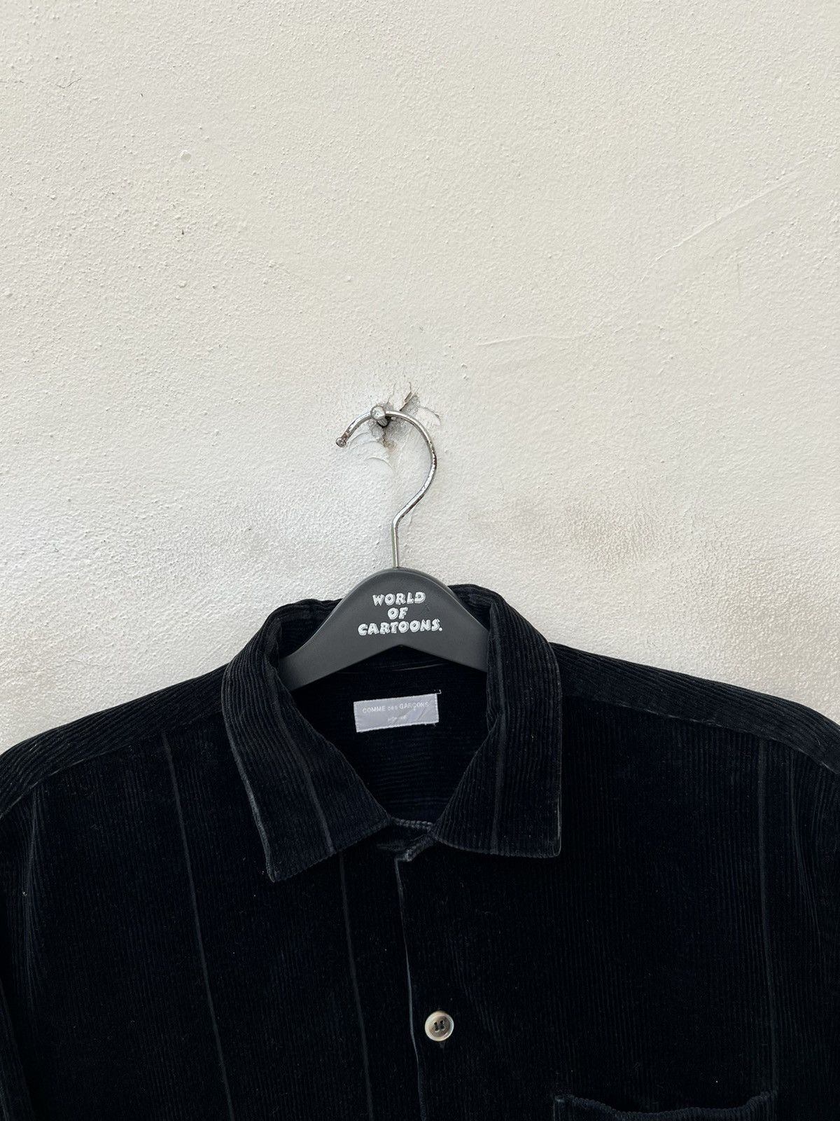 Comme des Garcons Homme 🔥 Vintage 1998 CDGH AD1998- Stripes Heavy Cord Button Shirt Size US L / EU 52-54 / 3 - 2 Thumbnail