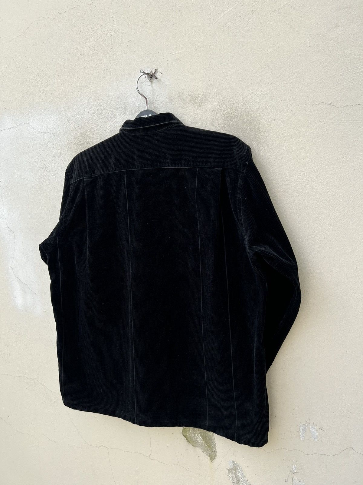 Comme des Garcons Homme 🔥 Vintage 1998 CDGH AD1998- Stripes Heavy Cord Button Shirt Size US L / EU 52-54 / 3 - 6 Thumbnail