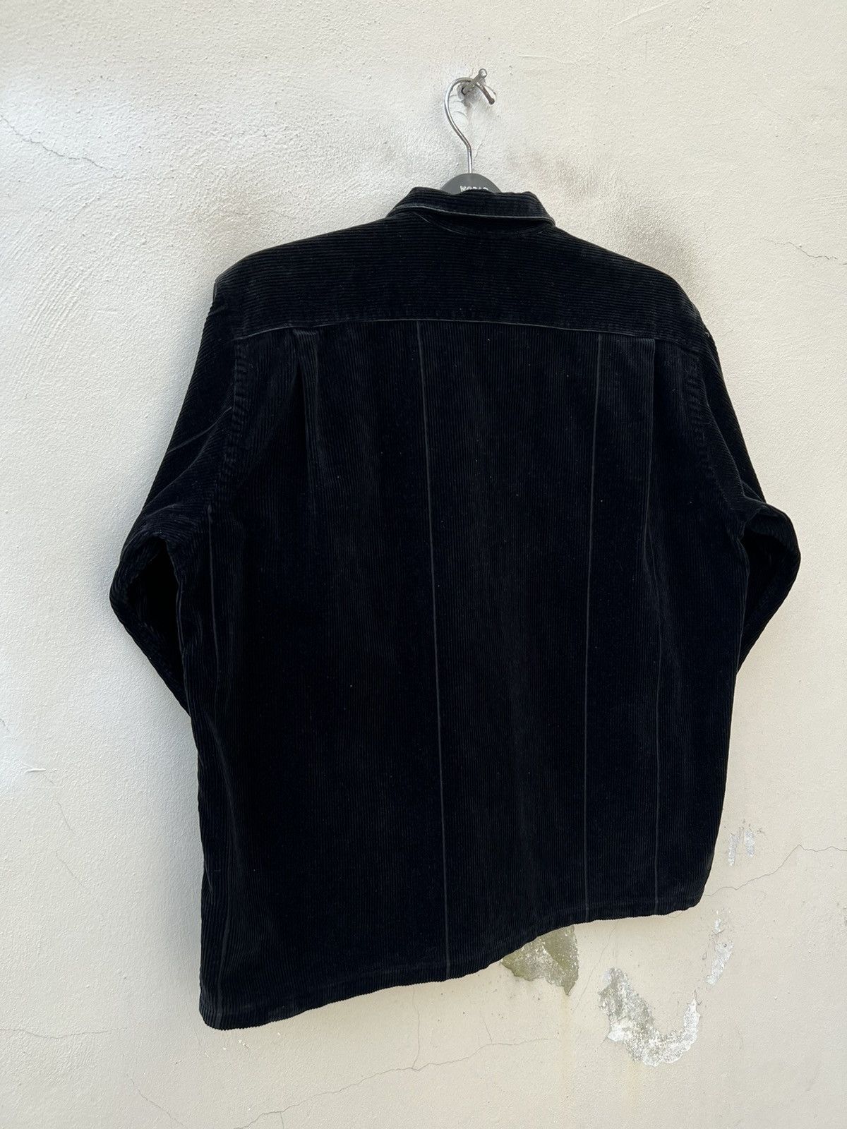 Comme des Garcons Homme 🔥 Vintage 1998 CDGH AD1998- Stripes Heavy Cord Button Shirt Size US L / EU 52-54 / 3 - 7 Thumbnail