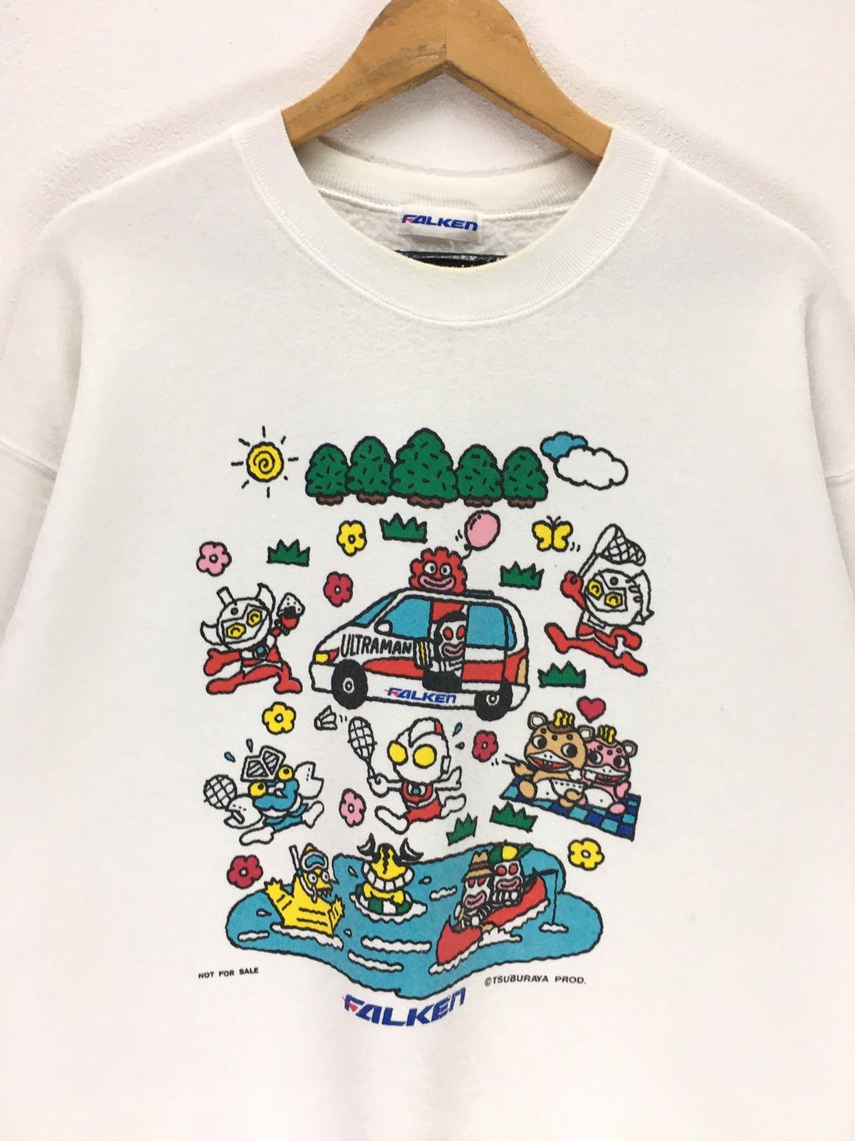 Cartoon Network × Japanese Brand × Sports Specialties Falken X Ultraman Tv Series Tsuburaya Cartoon Sweatshirt Size US M / EU 48-50 / 2 - 2 Thumbnail