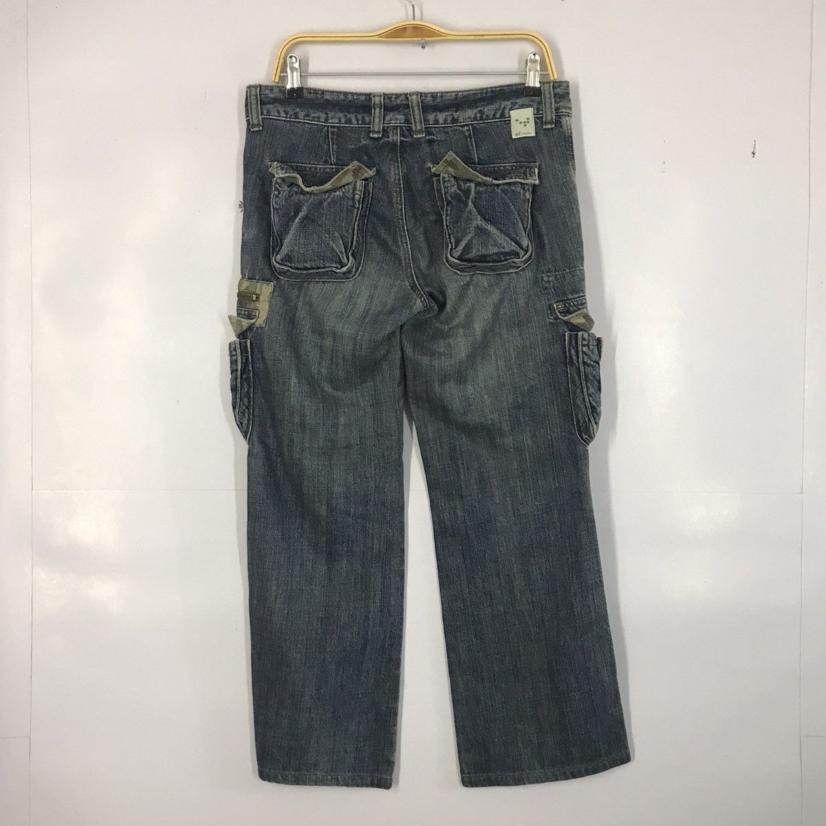 Japanese Brand × Vintage Japanese brand Jeans cargo baggy bondage multi pocket pant Size US 31 - 5 Thumbnail