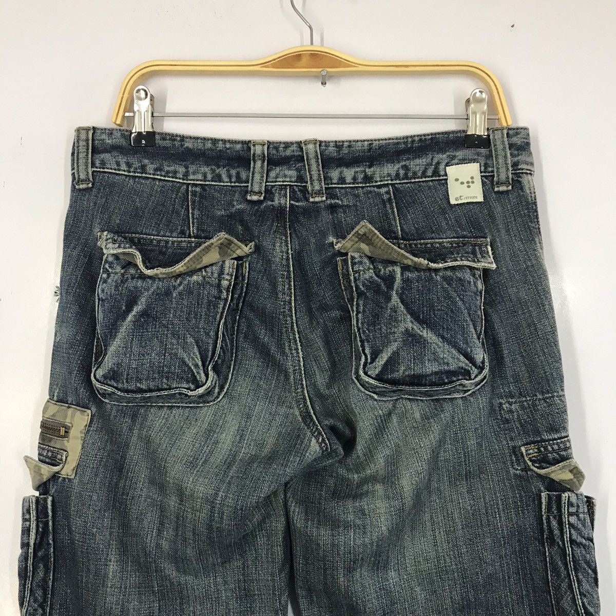 Japanese Brand × Vintage Japanese brand Jeans cargo baggy bondage multi pocket pant Size US 31 - 6 Thumbnail