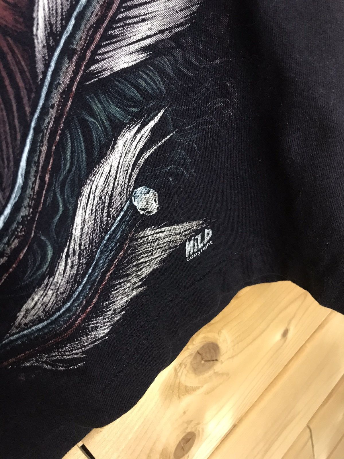 Vintage Vintage Wild skull single stitch t-shirt Size US S / EU 44-46 / 1 - 4 Thumbnail