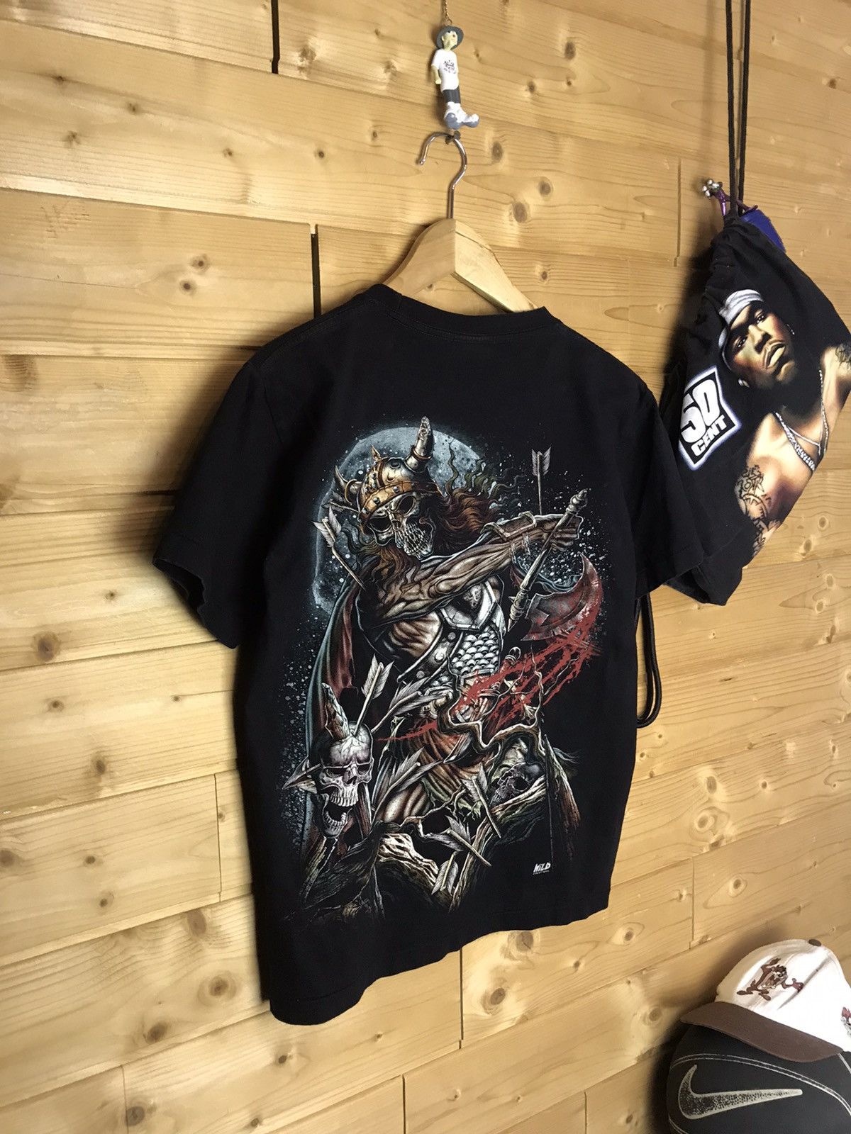 Vintage Vintage Wild skull single stitch t-shirt Size US S / EU 44-46 / 1 - 6 Thumbnail
