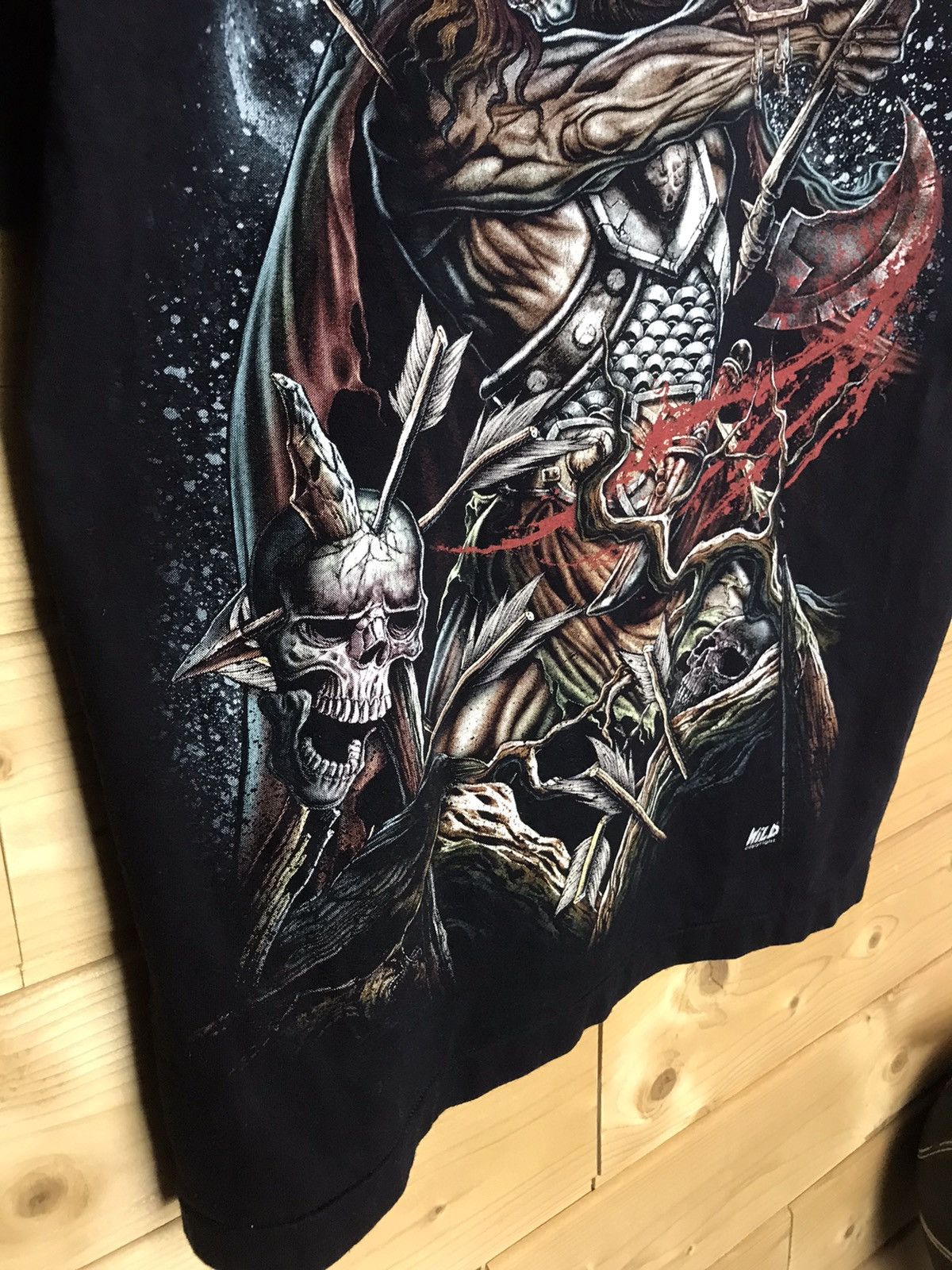 Vintage Vintage Wild skull single stitch t-shirt Size US S / EU 44-46 / 1 - 8 Thumbnail