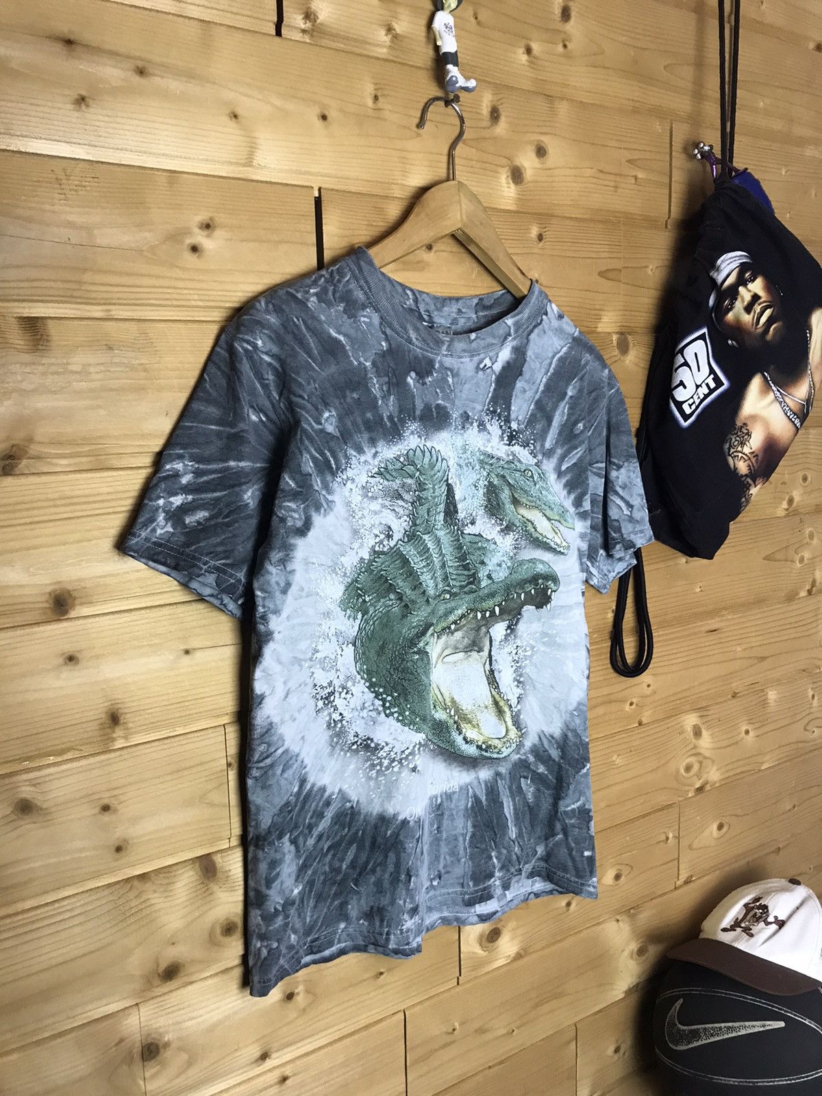 Vintage Vintage Orlando Florida crocodile tie dye t-shirt Size US S / EU 44-46 / 1 - 1 Thumbnail