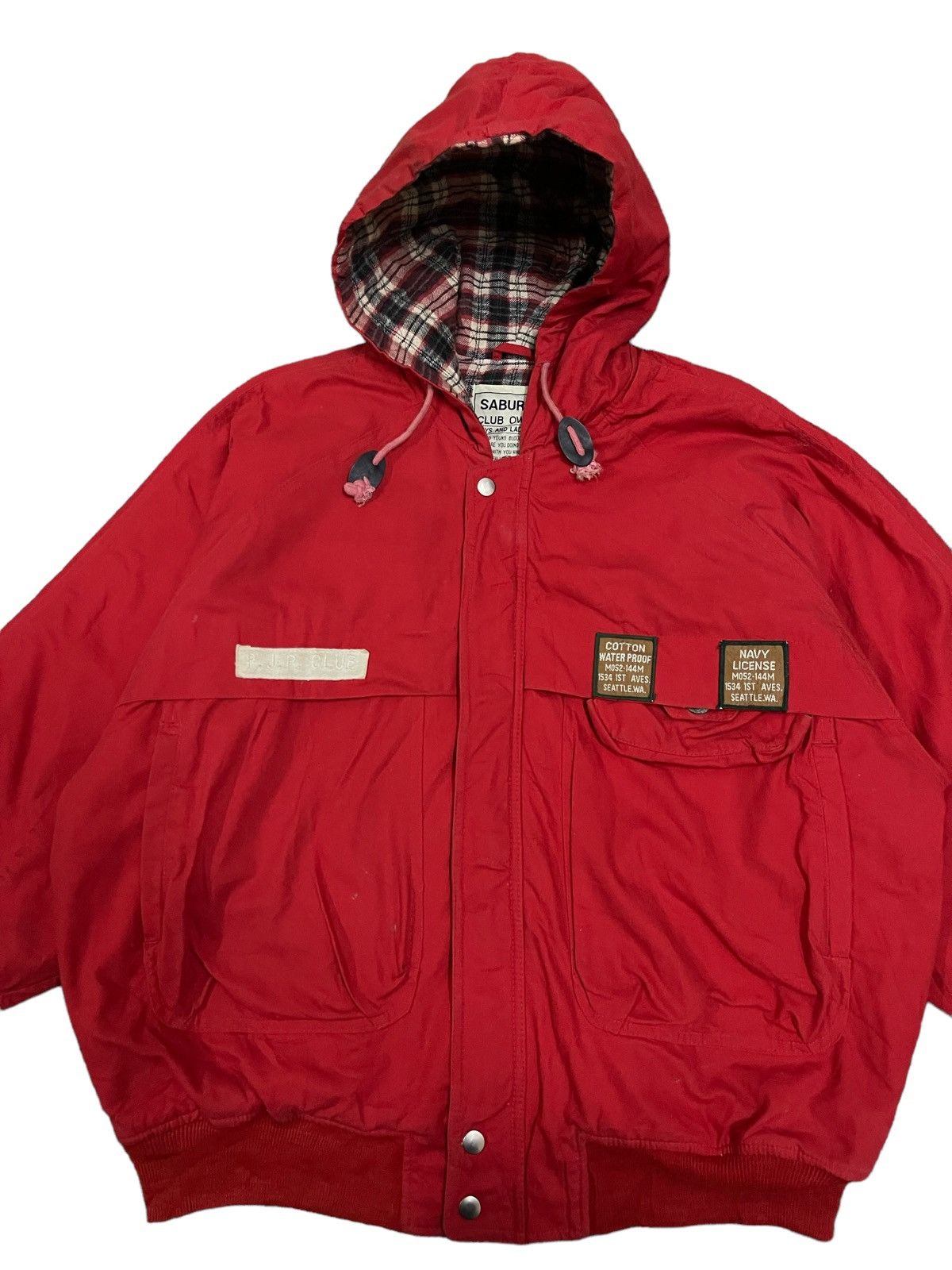 Japanese Brand Japanese Saburoku Tactical Bomber Style Hooded Jacket Size US M / EU 48-50 / 2 - 6 Thumbnail