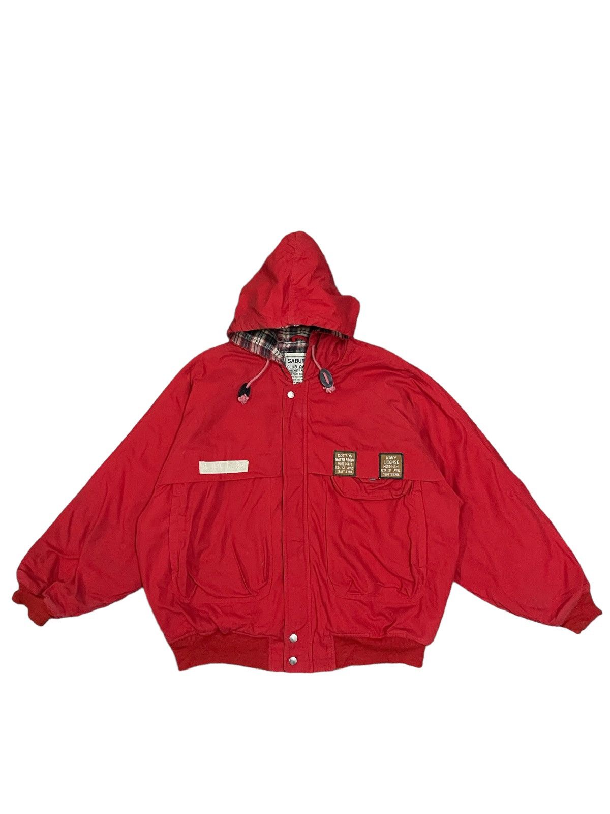 Japanese Brand Japanese Saburoku Tactical Bomber Style Hooded Jacket Size US M / EU 48-50 / 2 - 1 Thumbnail