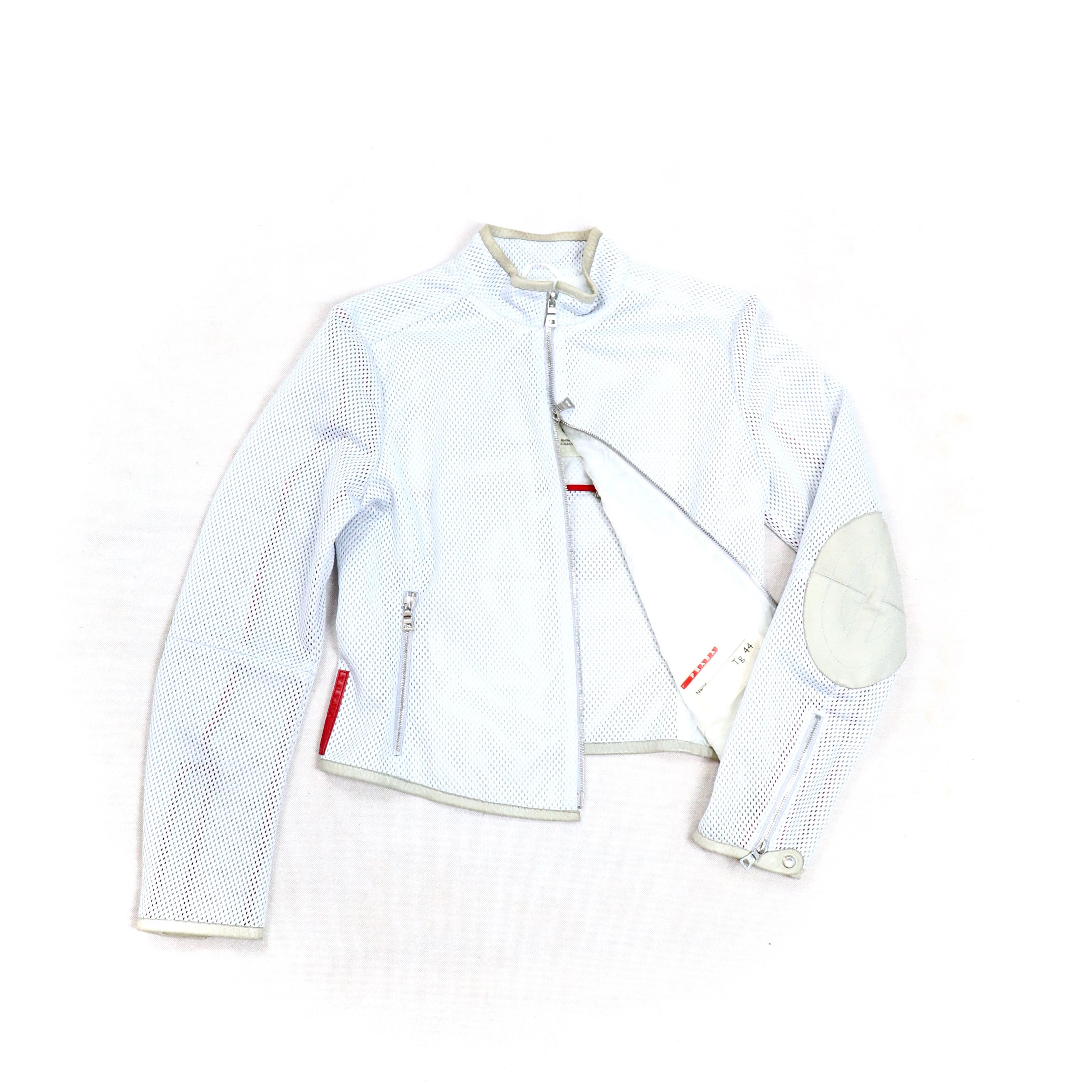 Prada S/S99 Net Bomber Jacket Size US S / EU 44-46 / 1 - 1 Thumbnail