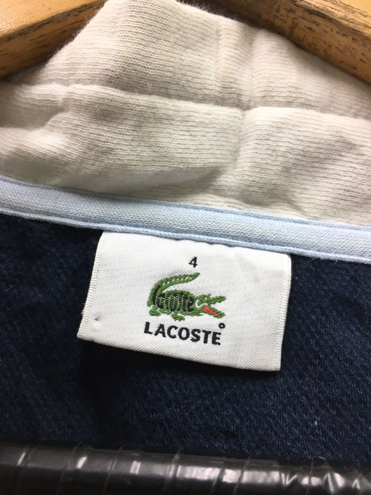 Lacoste × Vintage Vintage 2-Tone Lacoste Big Logo Half Zipper Sweatshirt Size US M / EU 48-50 / 2 - 7 Thumbnail