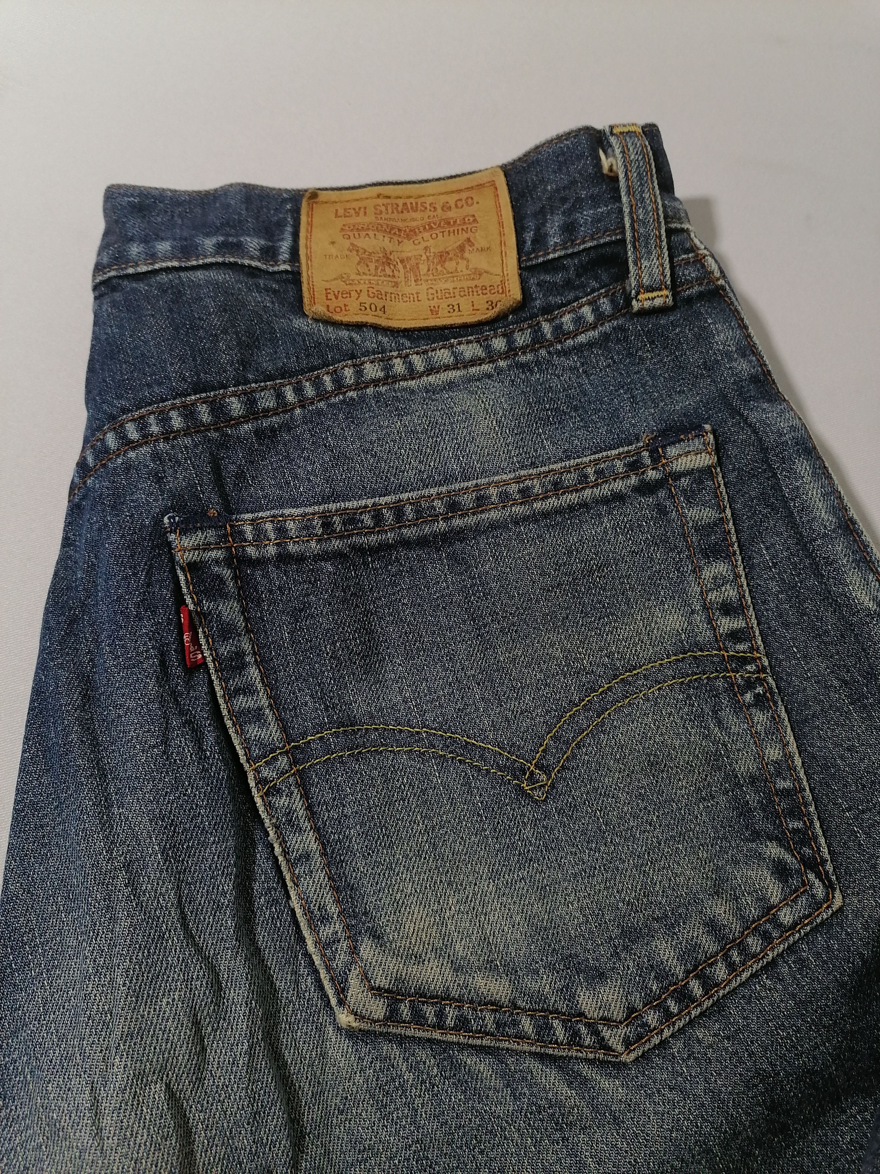 Japanese Brand × Levi's × Levi's Vintage Clothing 504 Levi's Strauss Denim Jeans Size US 31 - 5 Thumbnail