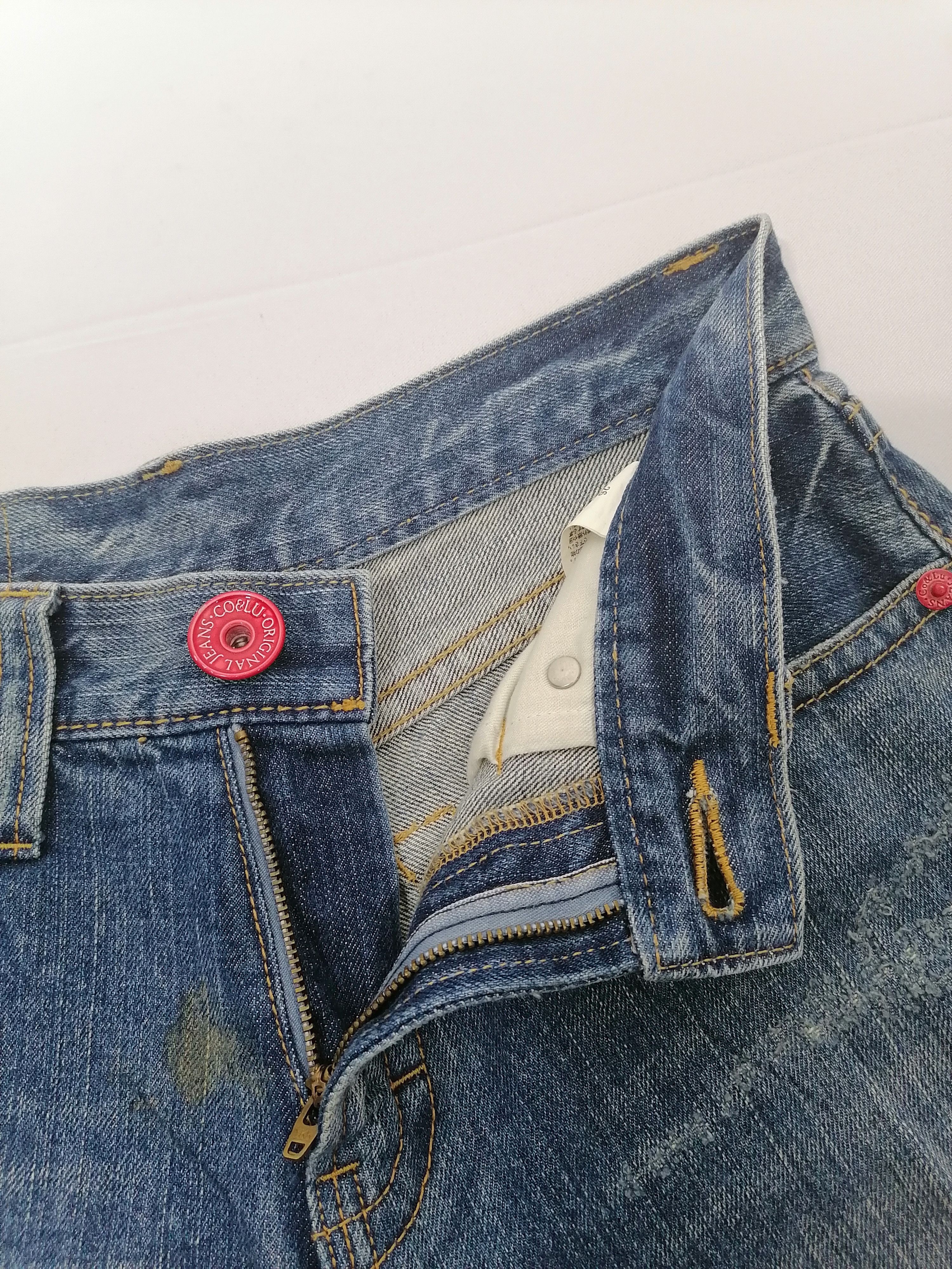 Japanese Brand Co & Lu Original Jeans Printed Designs Size US 30 / EU 46 - 3 Thumbnail