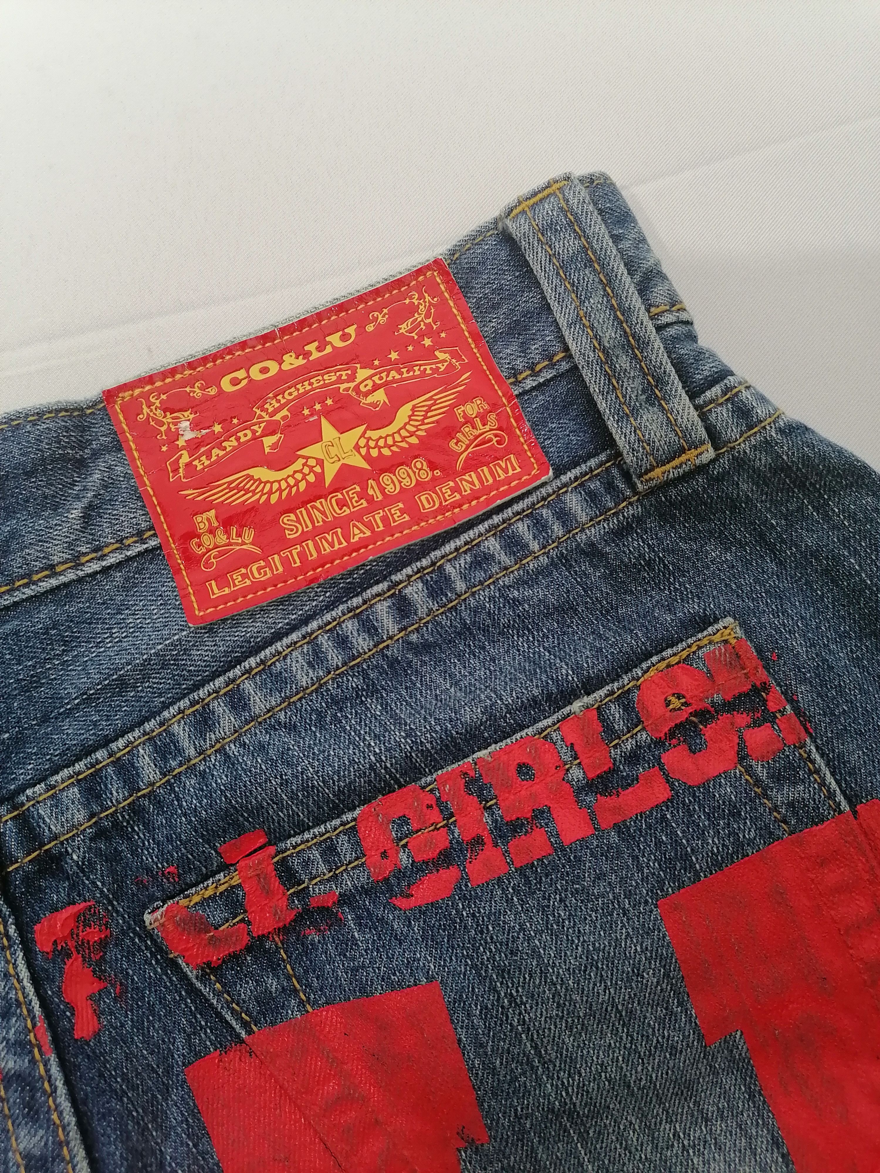 Japanese Brand Co & Lu Original Jeans Printed Designs Size US 30 / EU 46 - 5 Thumbnail