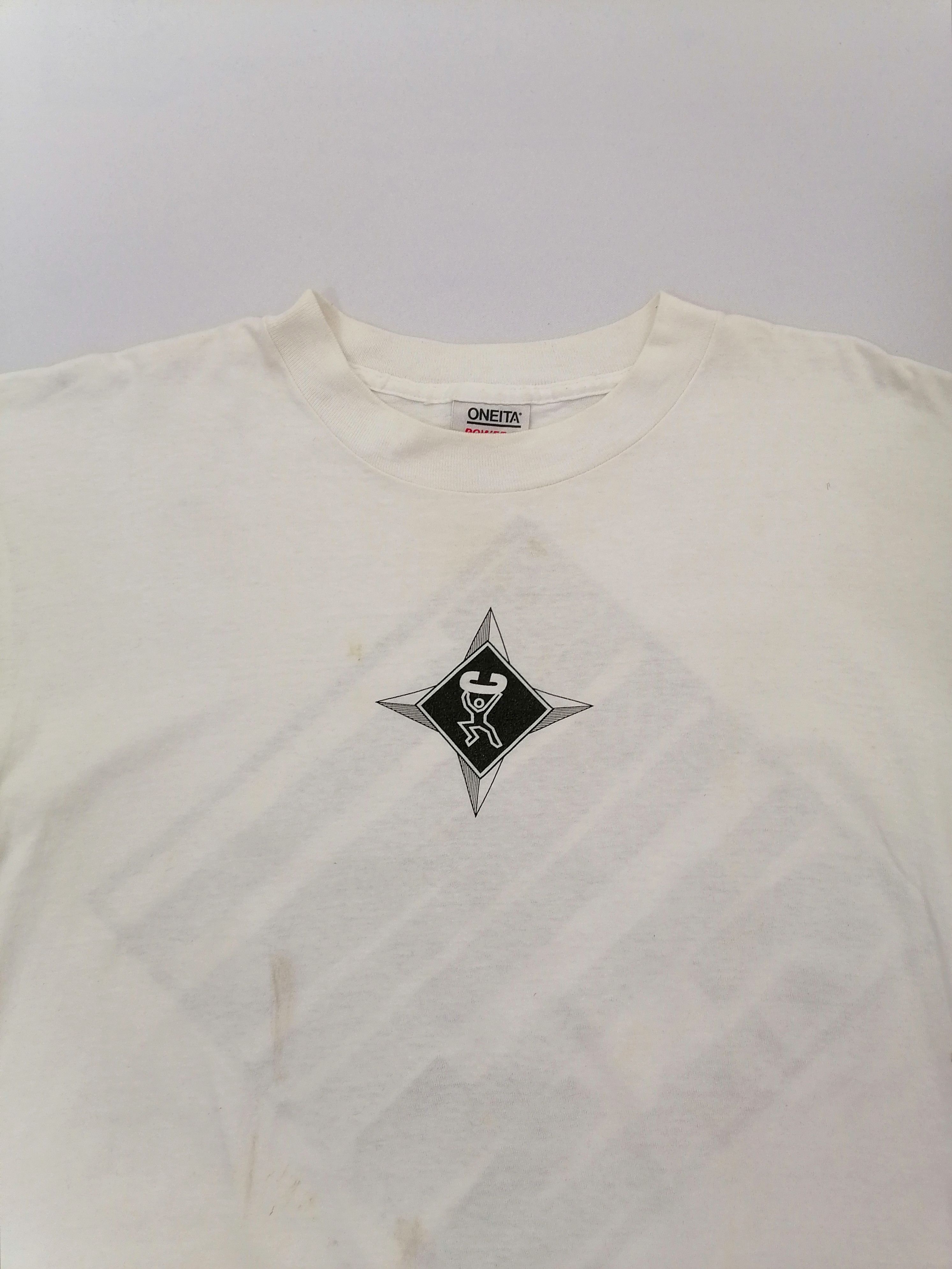 Vintage Vintage Oneita Clint Logo Tee Size US XL / EU 56 / 4 - 4 Thumbnail