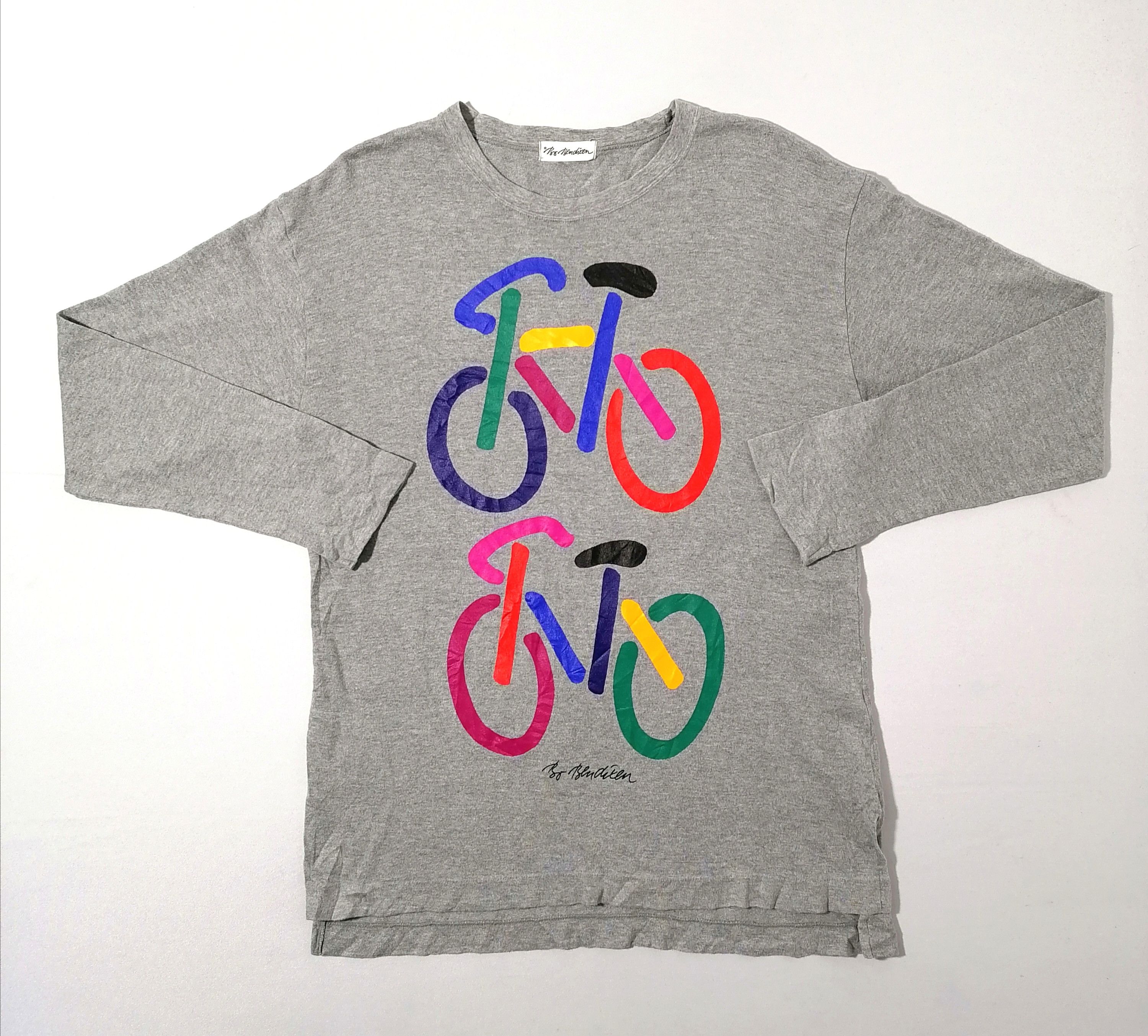 Japanese Brand × Vintage Bo Bendixen Bicycle Art Design Tee Size US L / EU 52-54 / 3 - 1 Thumbnail