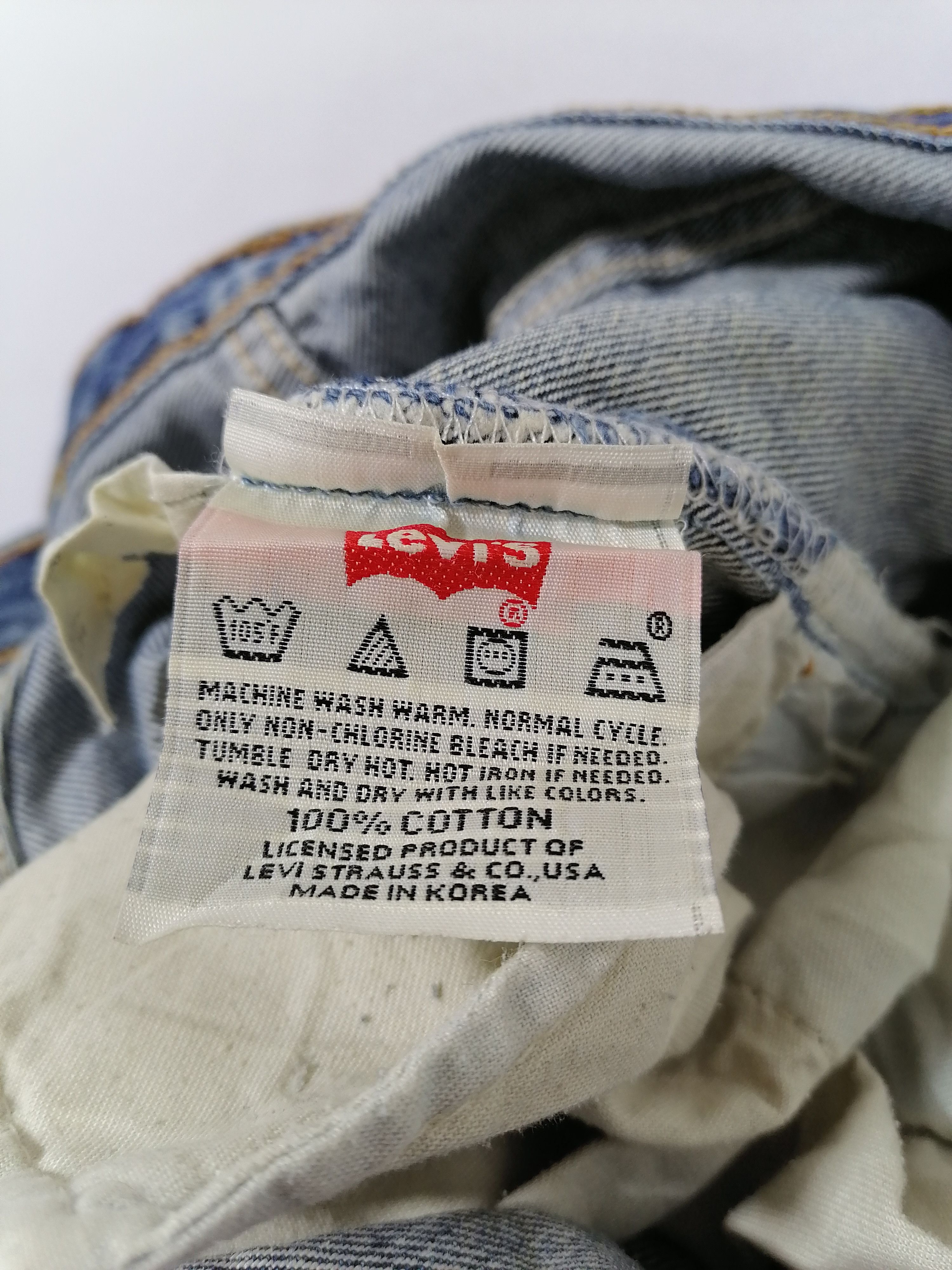 Levi's × Levi's Vintage Clothing 501 Levi's Strauss Fly Button Denim Jeans Size US 32 / EU 48 - 7 Thumbnail