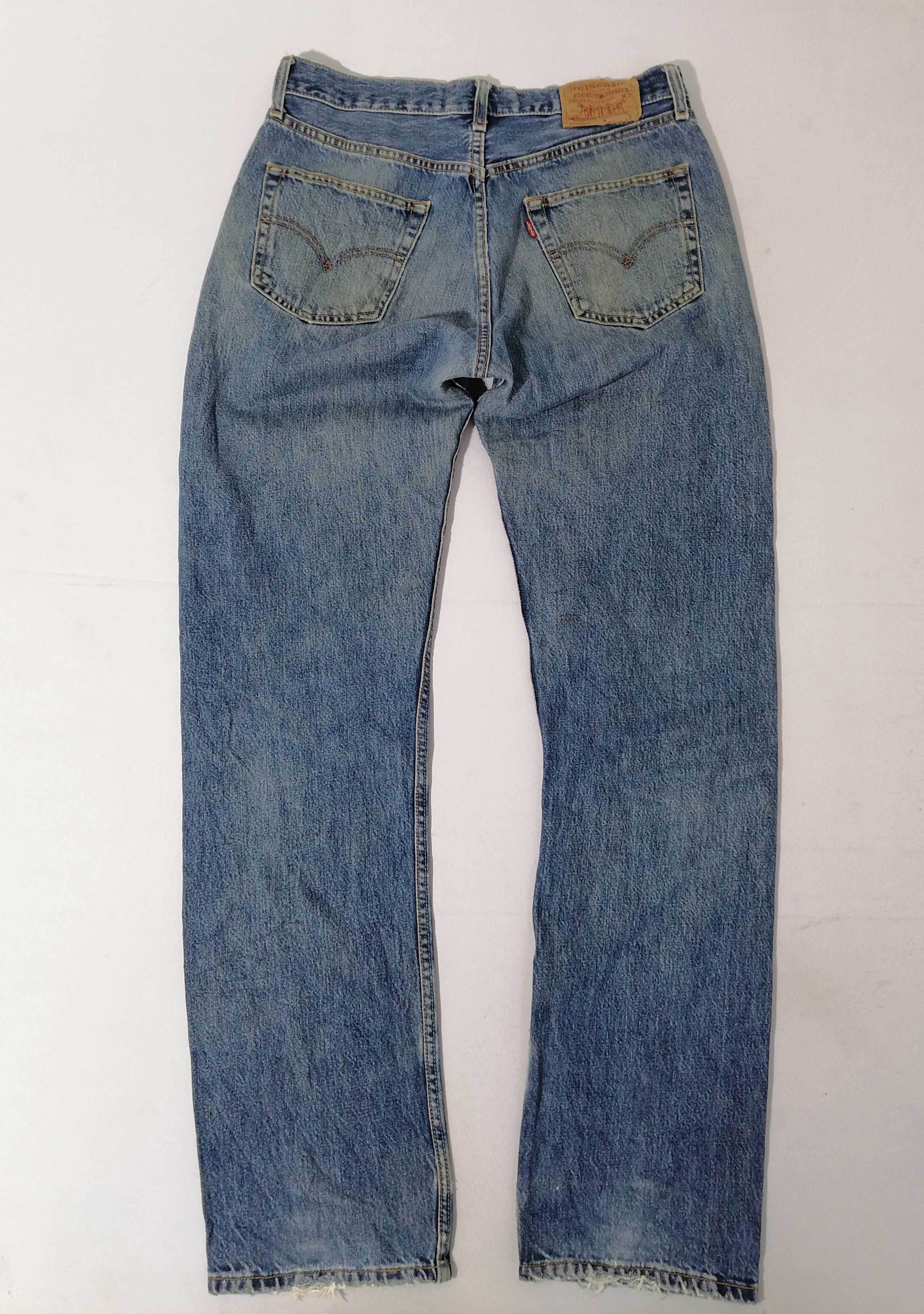 Levi's × Levi's Vintage Clothing 501 Levi's Strauss Fly Button Denim Jeans Size US 32 / EU 48 - 3 Thumbnail