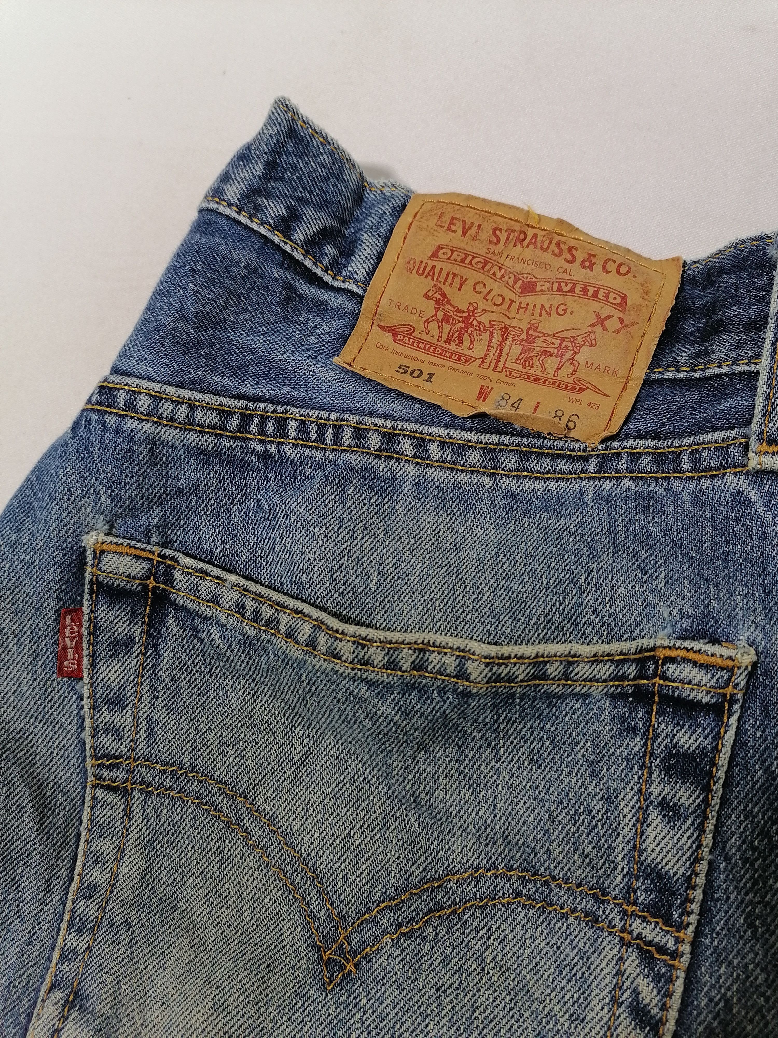 Levi's × Levi's Vintage Clothing 501 Levi's Strauss Fly Button Denim Jeans Size US 32 / EU 48 - 9 Thumbnail
