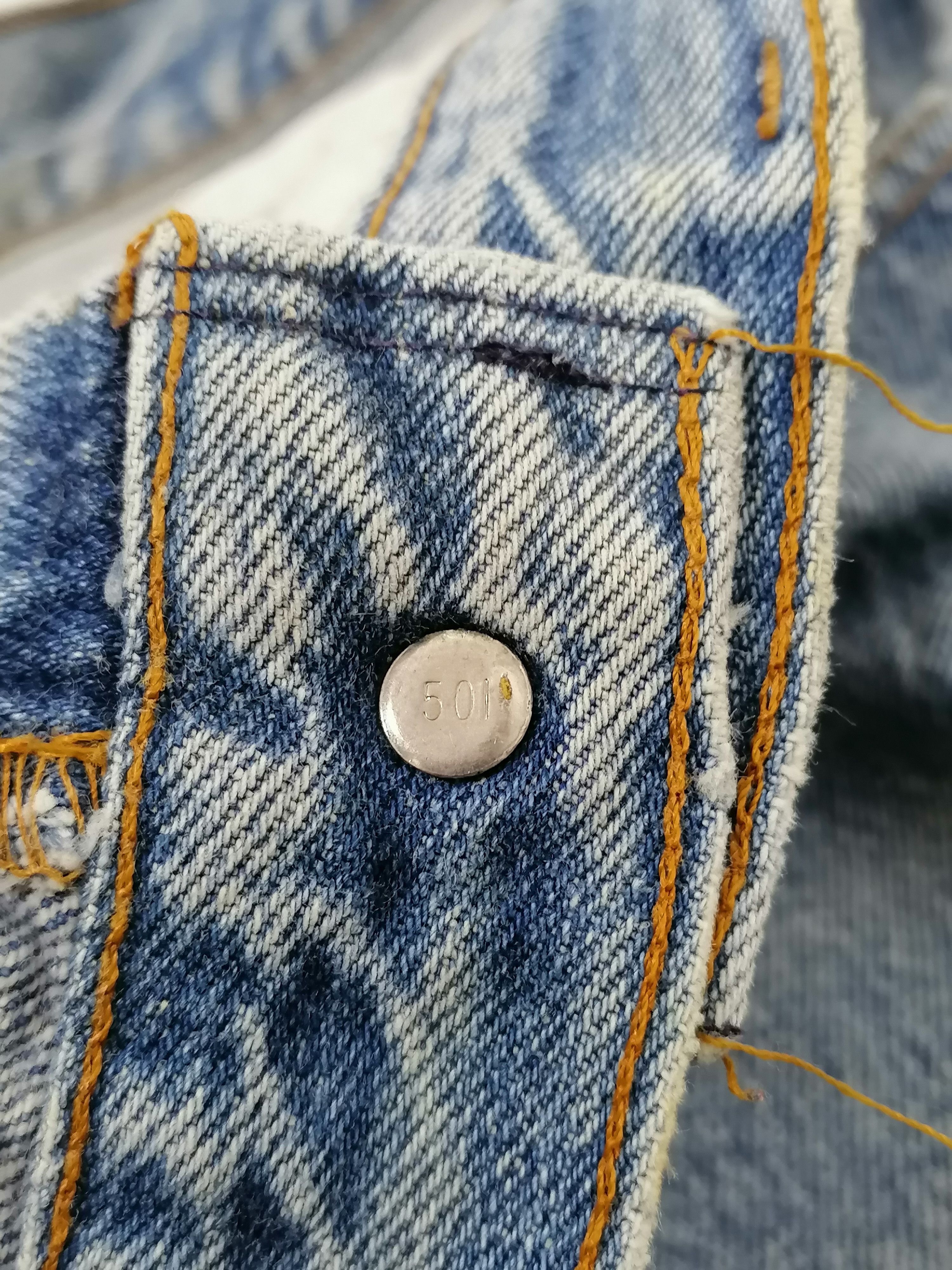 Levi's × Levi's Vintage Clothing 501 Levi's Strauss Fly Button Denim Jeans Size US 32 / EU 48 - 3 Thumbnail