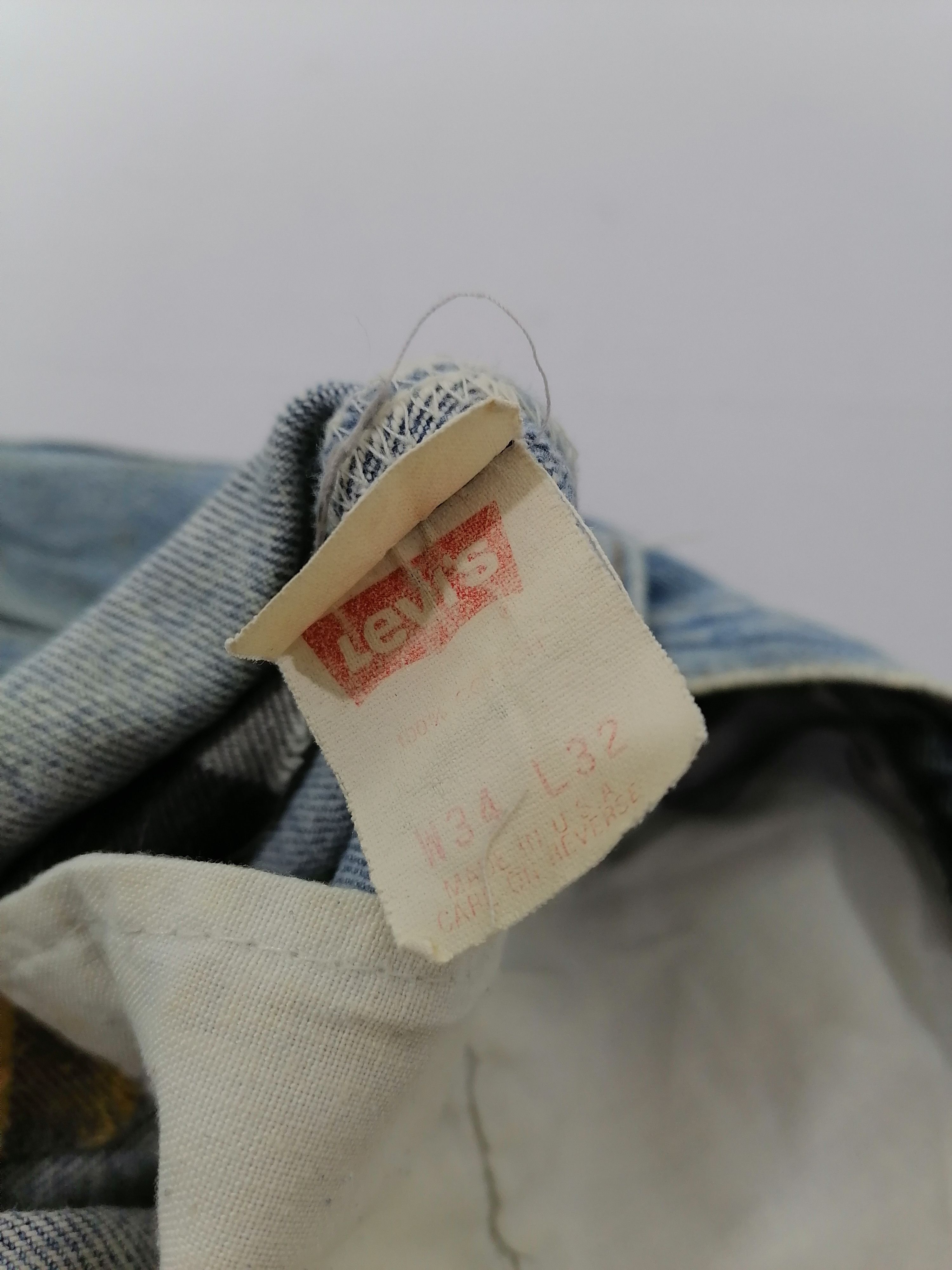 Levi's × Levi's Vintage Clothing 501 Levi's Strauss Fly Button Denim Jeans Size US 32 / EU 48 - 5 Thumbnail