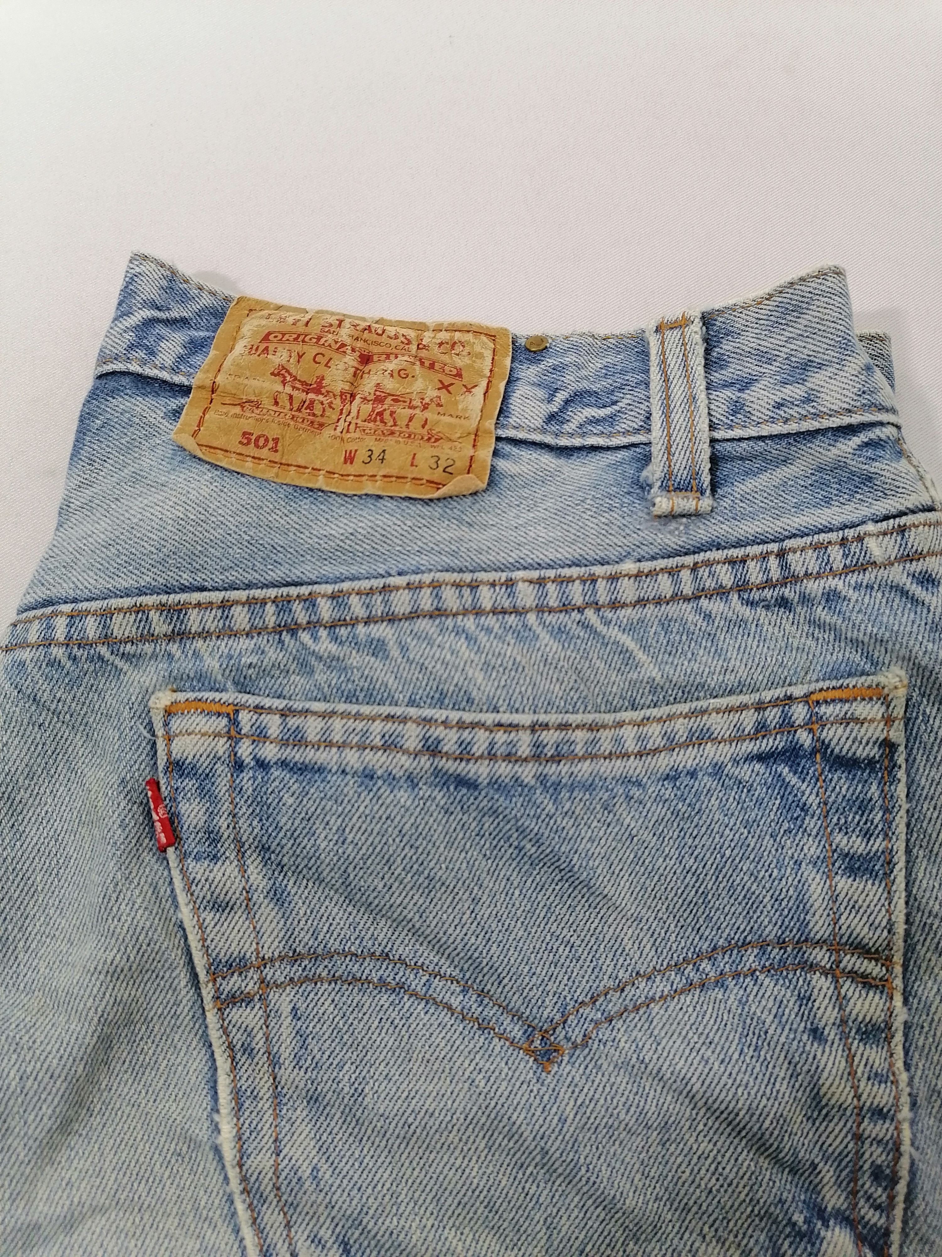 Levi's × Levi's Vintage Clothing 501 Levi's Strauss Fly Button Denim Jeans Size US 32 / EU 48 - 6 Thumbnail