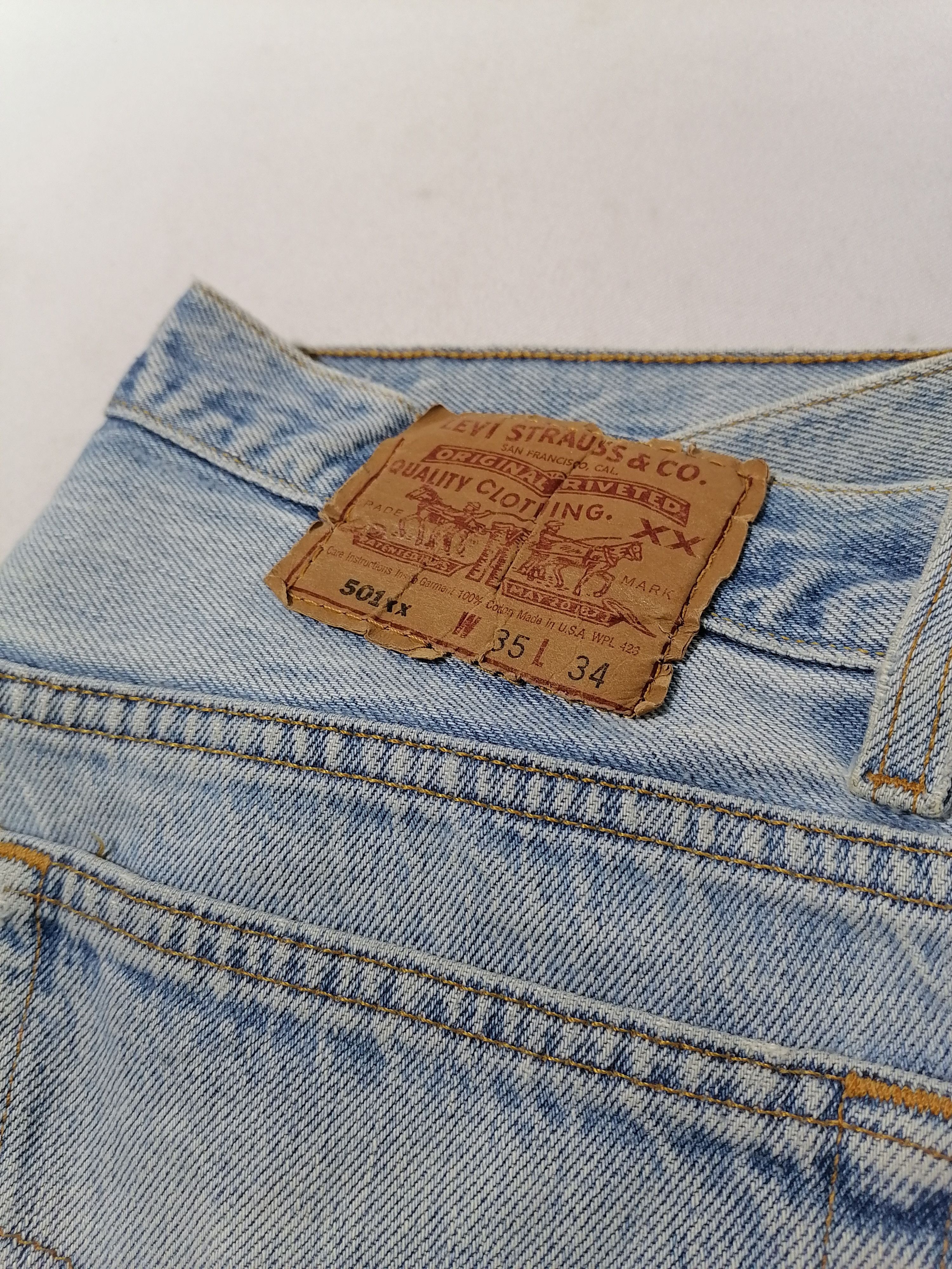 Levi's × Levi's Vintage Clothing 501xx Levi's Strauss Fly Button Denim Jeans Size US 32 / EU 48 - 6 Thumbnail