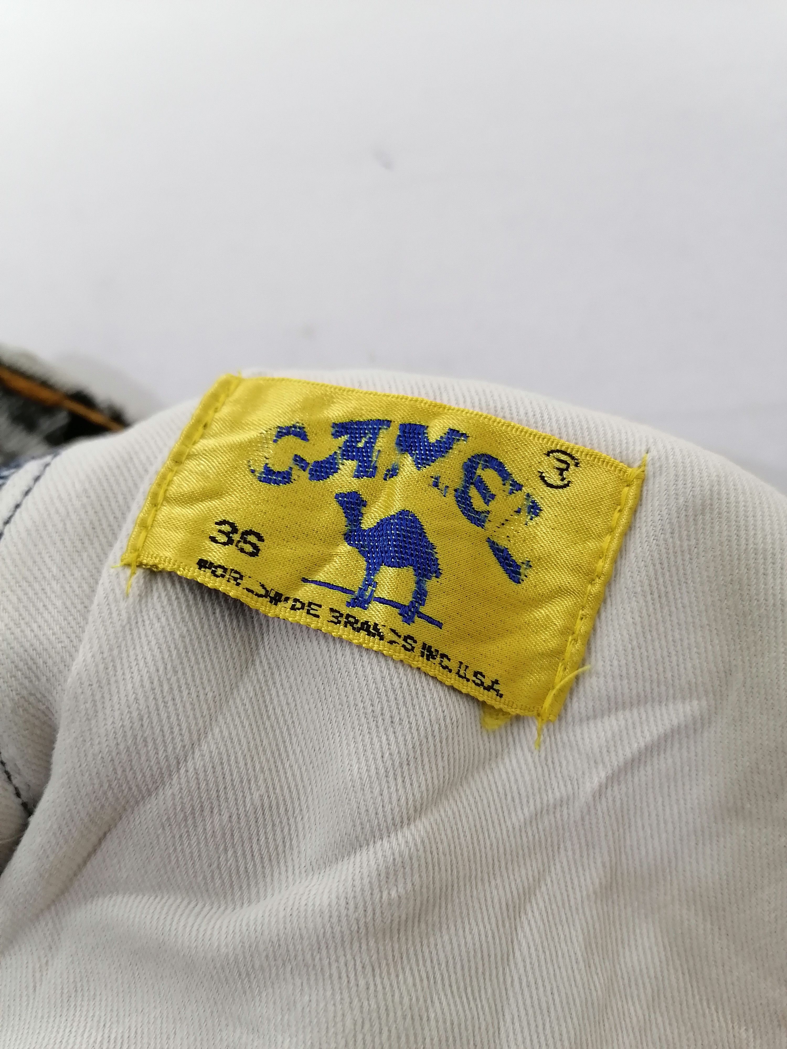 Camel × Vintage Camel Acid Wash Denim Jeans Size US 34 / EU 50 - 6 Thumbnail