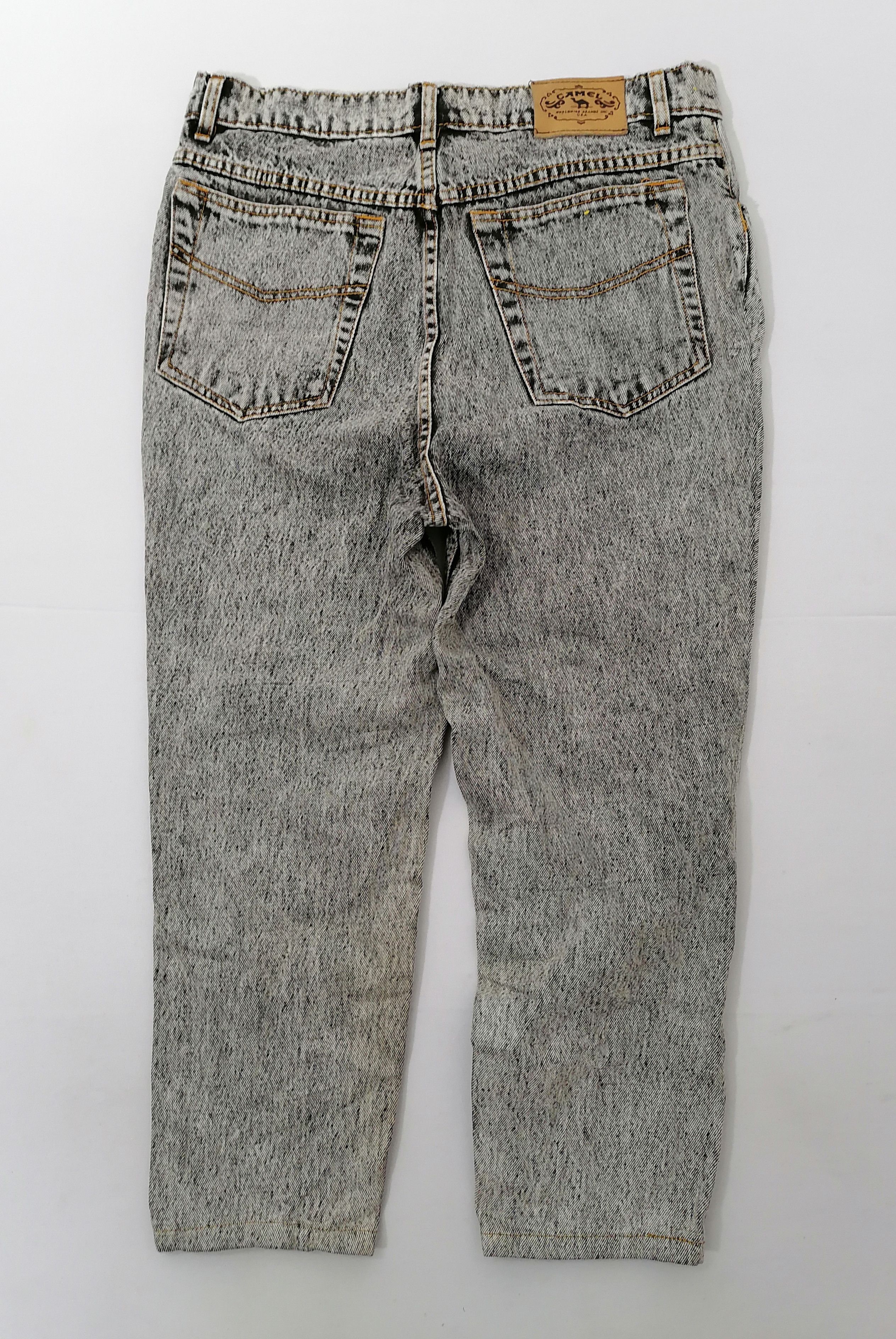 Camel × Vintage Camel Acid Wash Denim Jeans Size US 34 / EU 50 - 2 Thumbnail