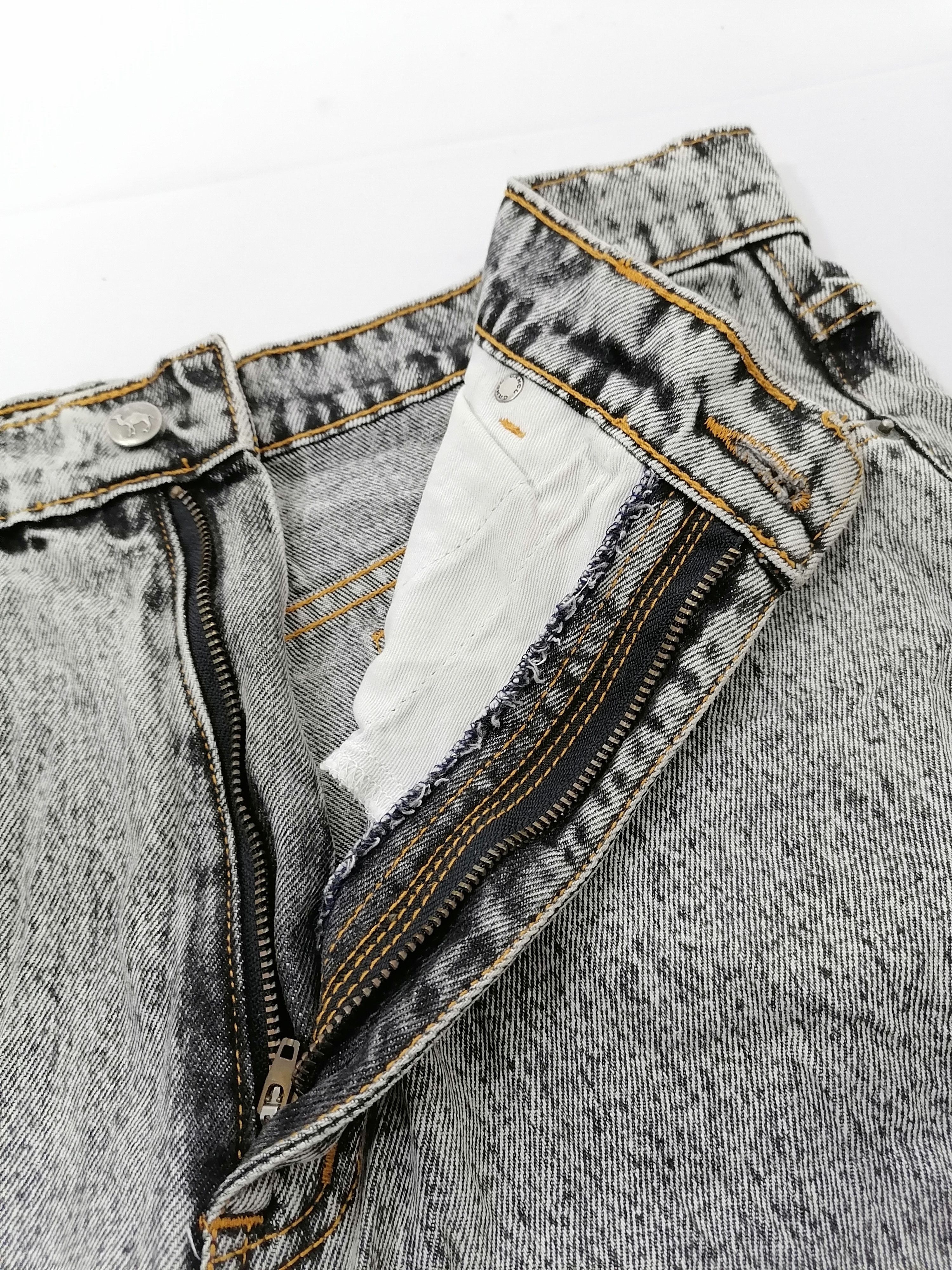 Camel × Vintage Camel Acid Wash Denim Jeans Size US 34 / EU 50 - 5 Thumbnail