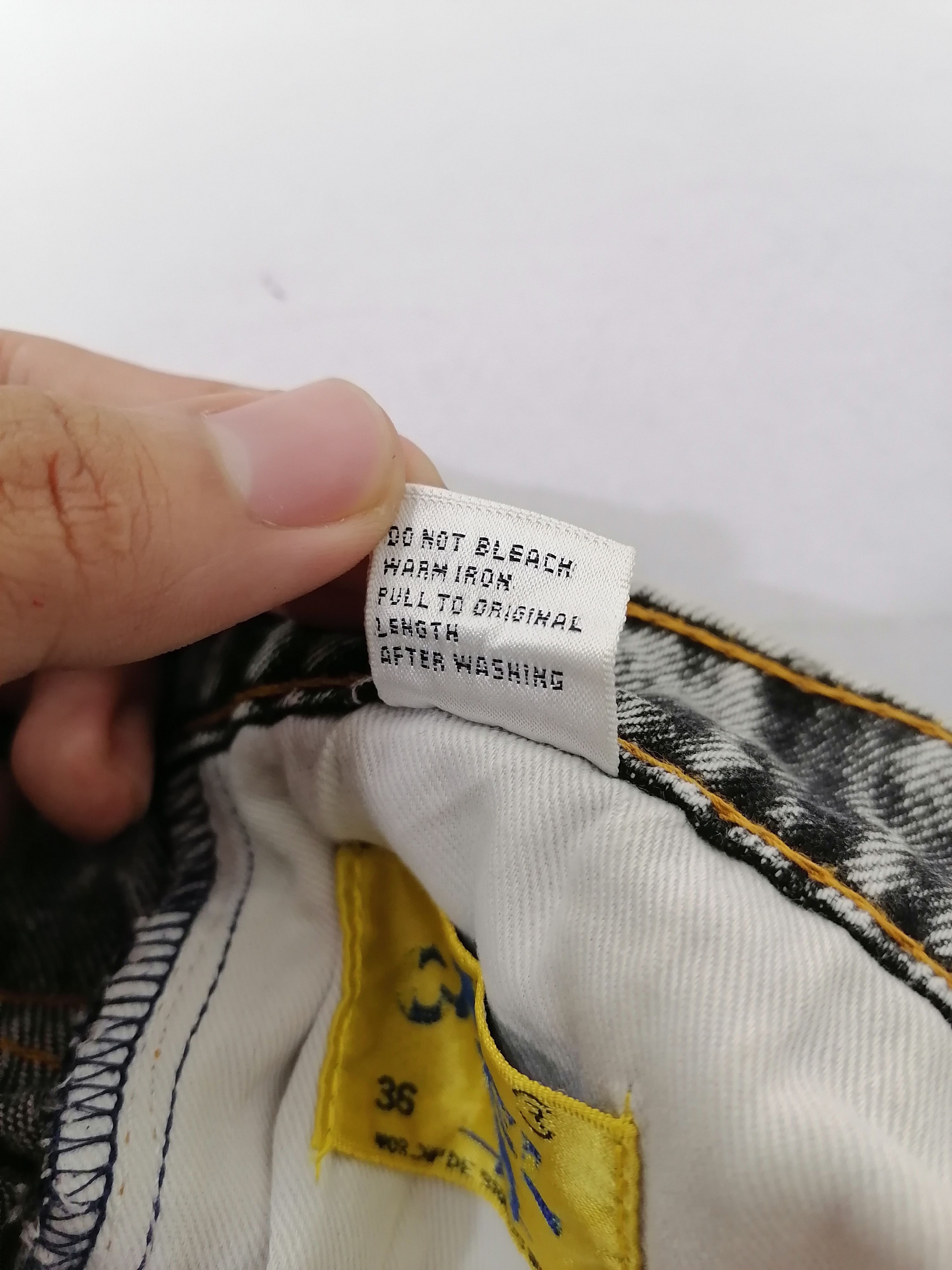 Camel × Vintage Camel Acid Wash Denim Jeans Size US 34 / EU 50 - 8 Thumbnail