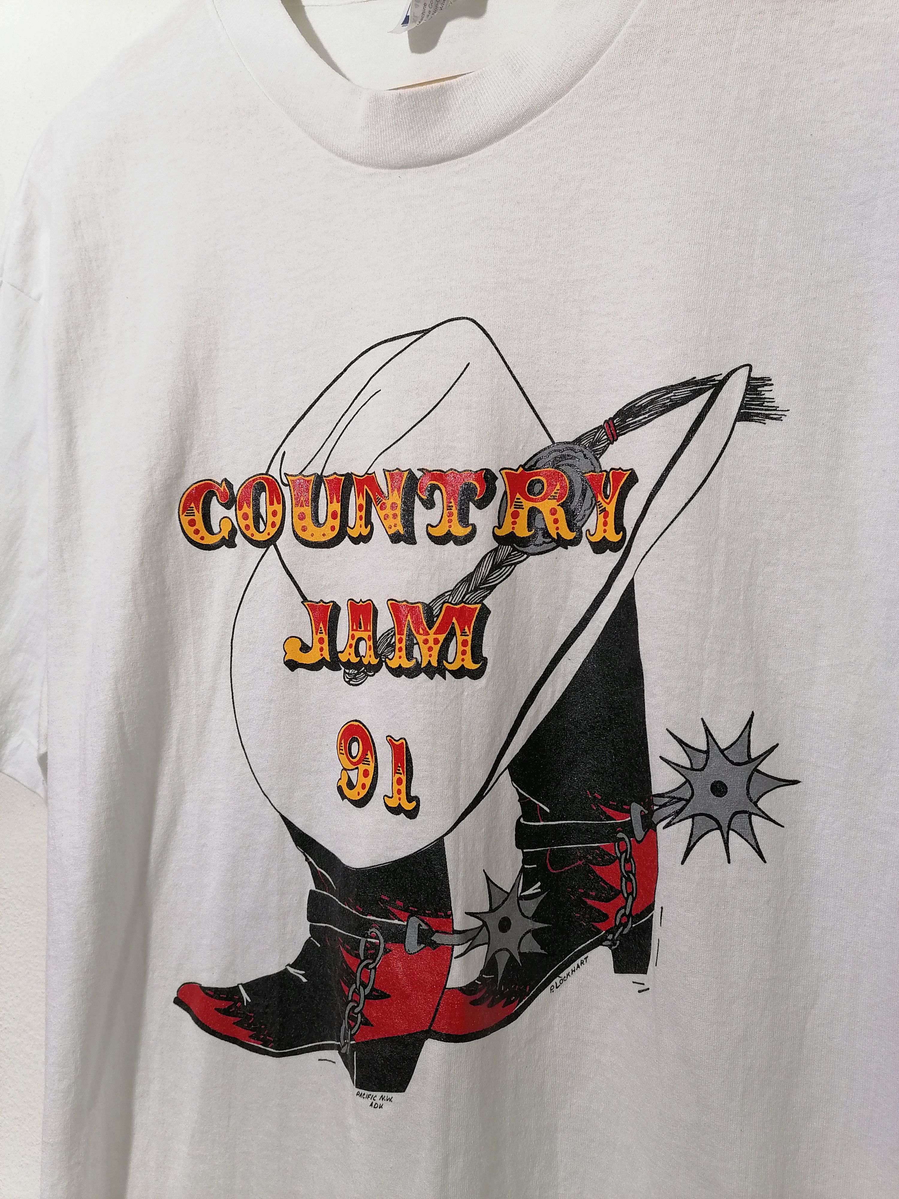 Hanes × Vintage Country Jam 91 Tee Size US XL / EU 56 / 4 - 2 Thumbnail