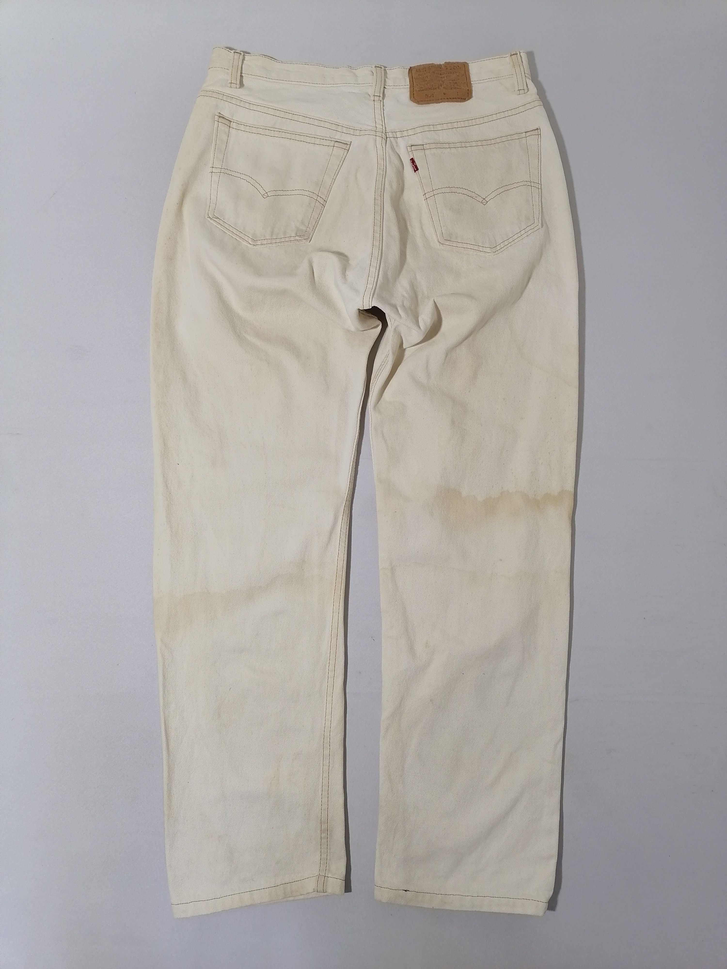 Levi's × Levi's Vintage Clothing Levi's Strauss White Jeans Size US 32 / EU 48 - 2 Thumbnail