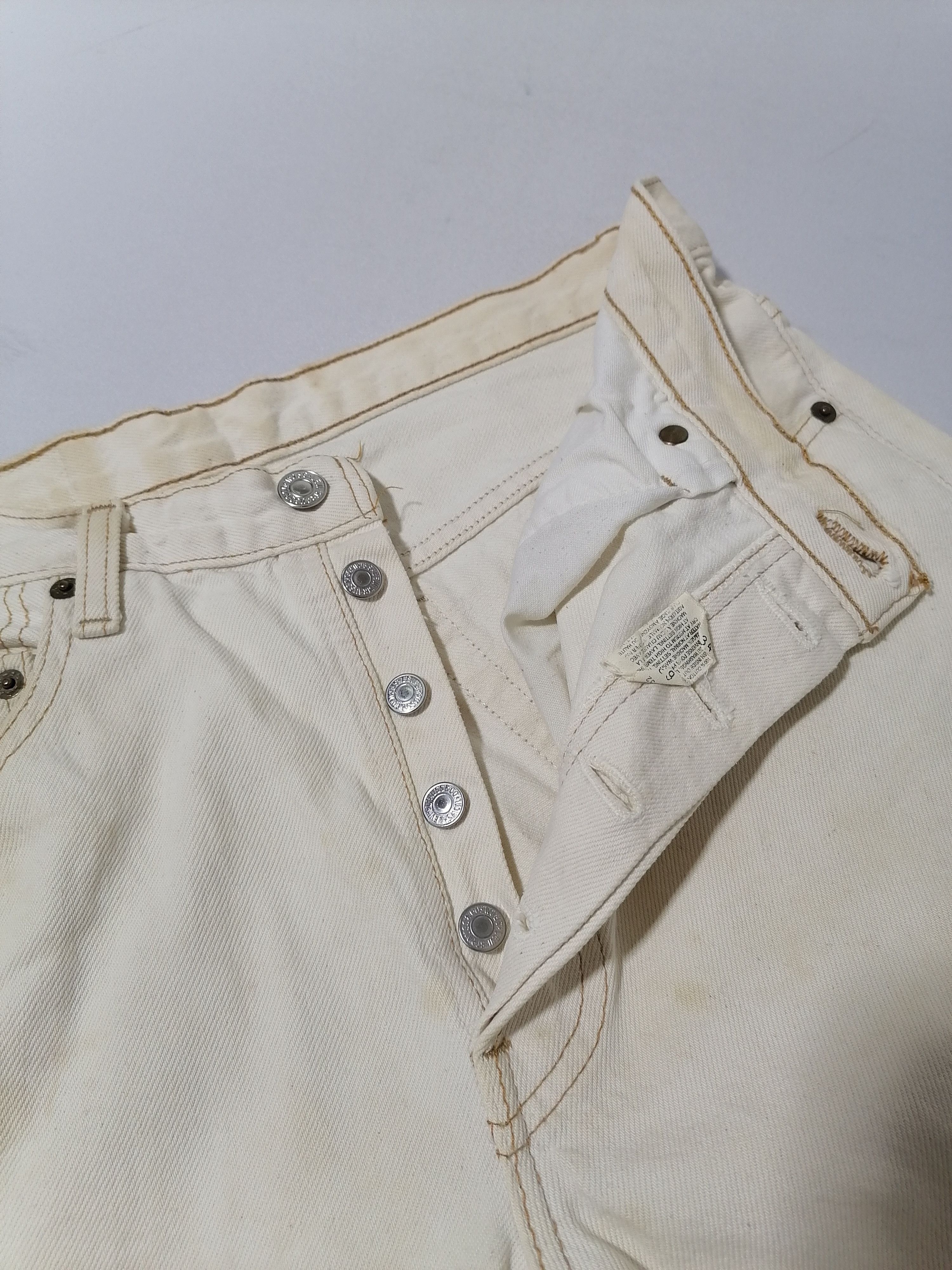 Levi's × Levi's Vintage Clothing Levi's Strauss White Jeans Size US 32 / EU 48 - 4 Thumbnail