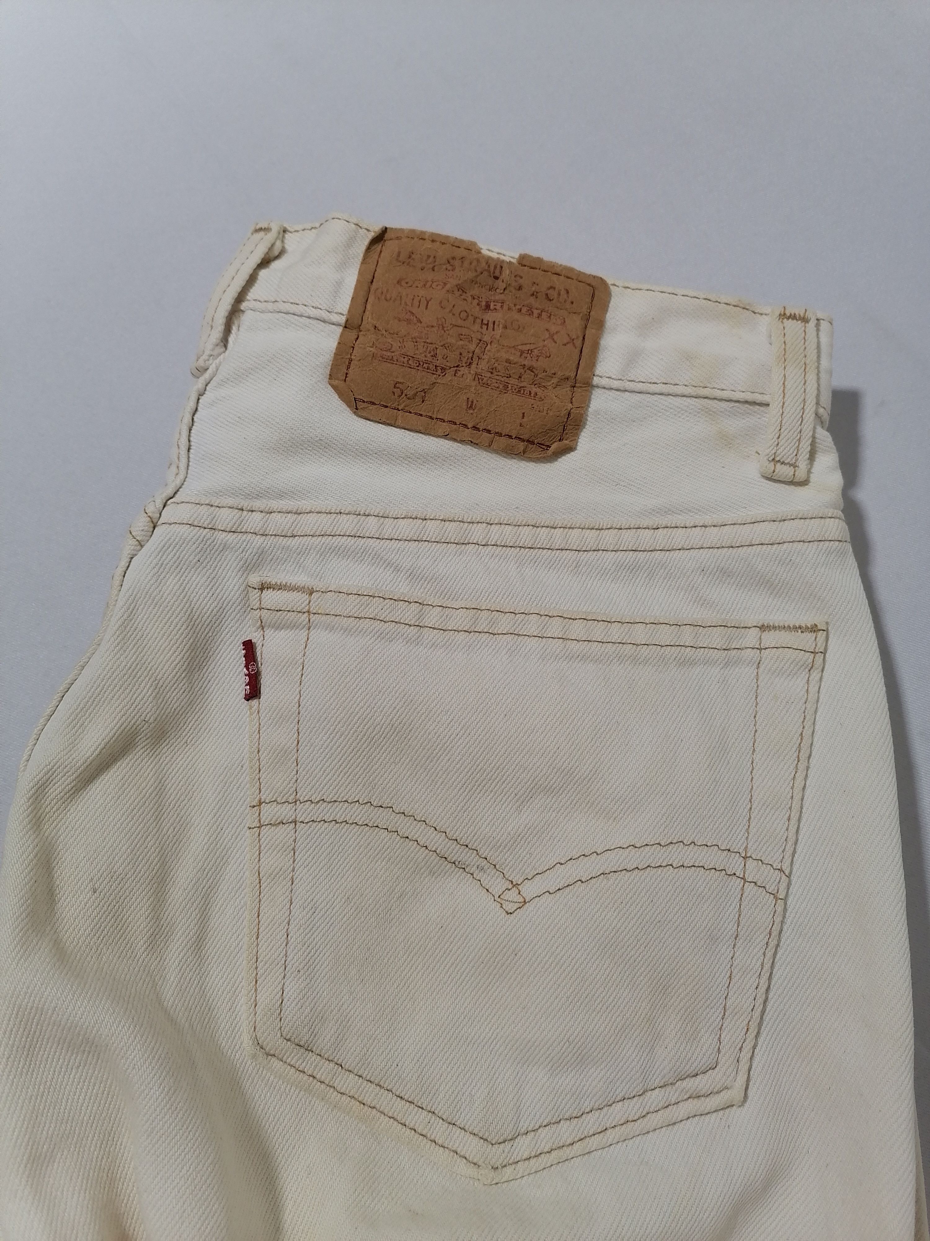 Levi's × Levi's Vintage Clothing Levi's Strauss White Jeans Size US 32 / EU 48 - 5 Thumbnail