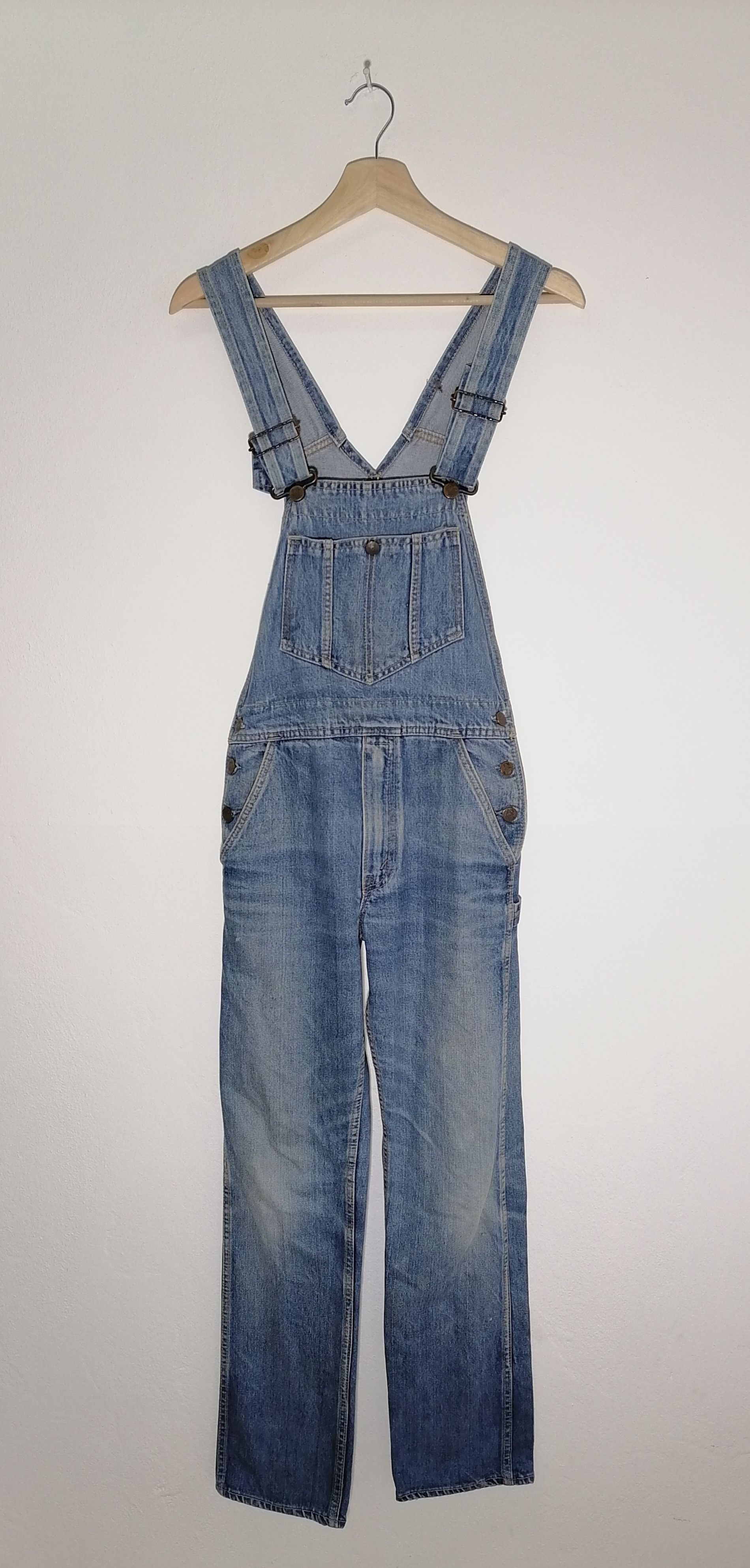 Big John × Vintage Big John Denim Jumpsuits Size US 31 - 1 Thumbnail