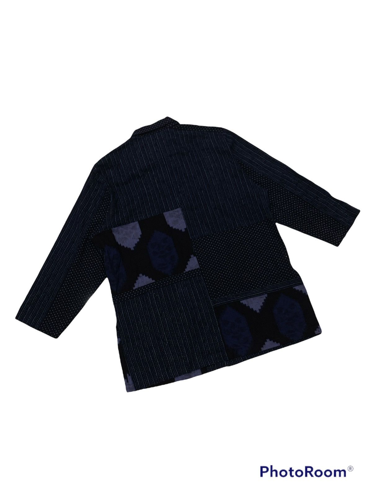 Japanese Brand VINTAGE GIEMON SASHIKO BORO BUTTON UP SHIRT Size US L / EU 52-54 / 3 - 2 Thumbnail