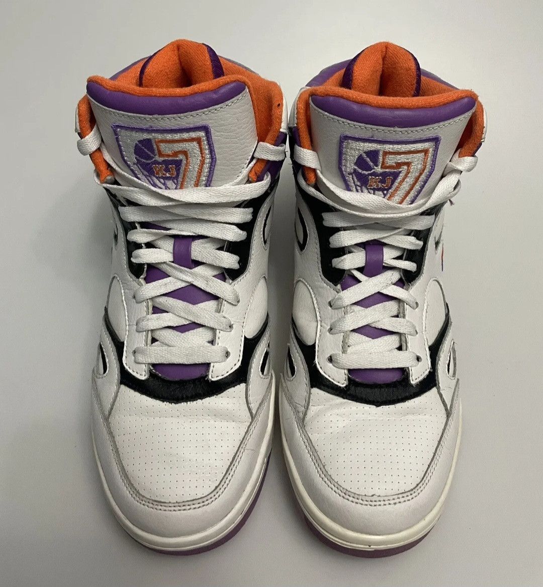 Fila × Vintage FILA KJ7 Sneakers White & Purple Kevin Johnson Size US 9.5 / EU 42-43 - 9 Thumbnail