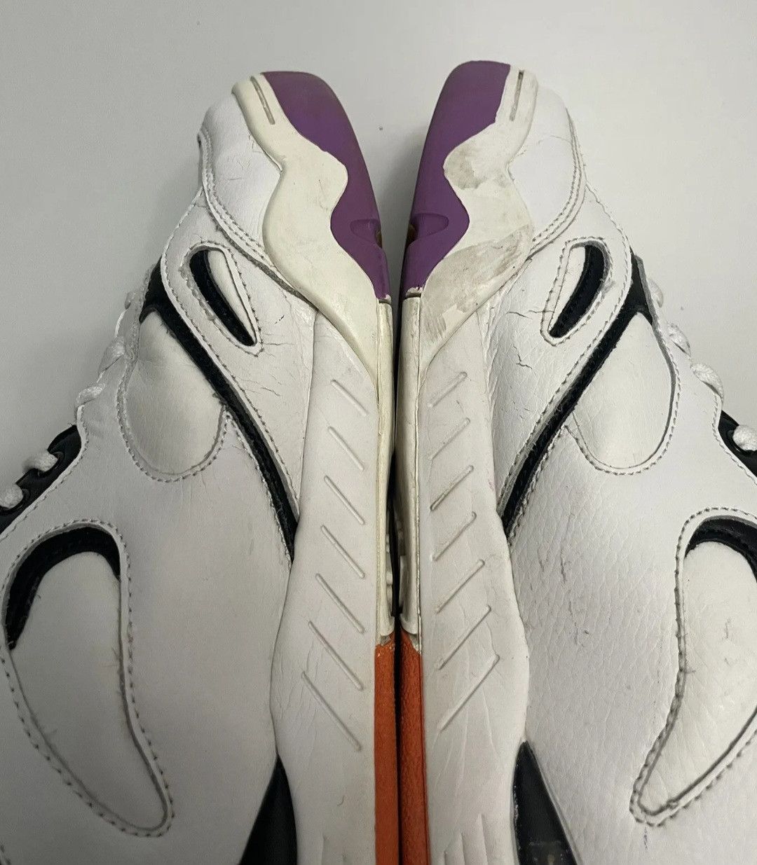 Fila × Vintage FILA KJ7 Sneakers White & Purple Kevin Johnson Size US 9.5 / EU 42-43 - 4 Thumbnail