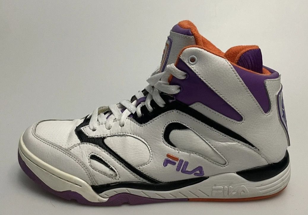 Fila × Vintage FILA KJ7 Sneakers White & Purple Kevin Johnson Size US 9.5 / EU 42-43 - 1 Thumbnail