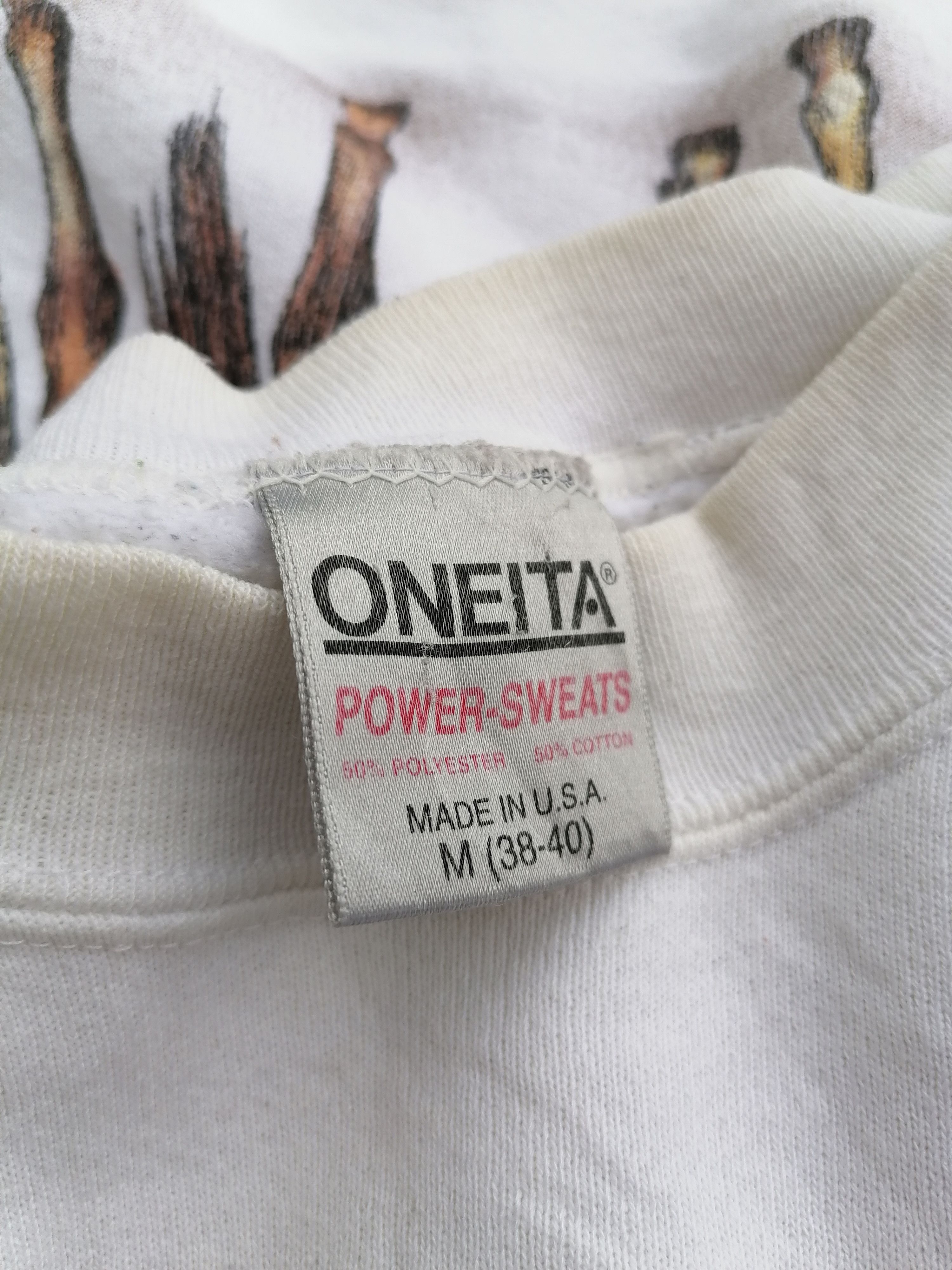 Vintage Vintage Oneita Horse Mirror Sweatshirt Size US M / EU 48-50 / 2 - 4 Thumbnail