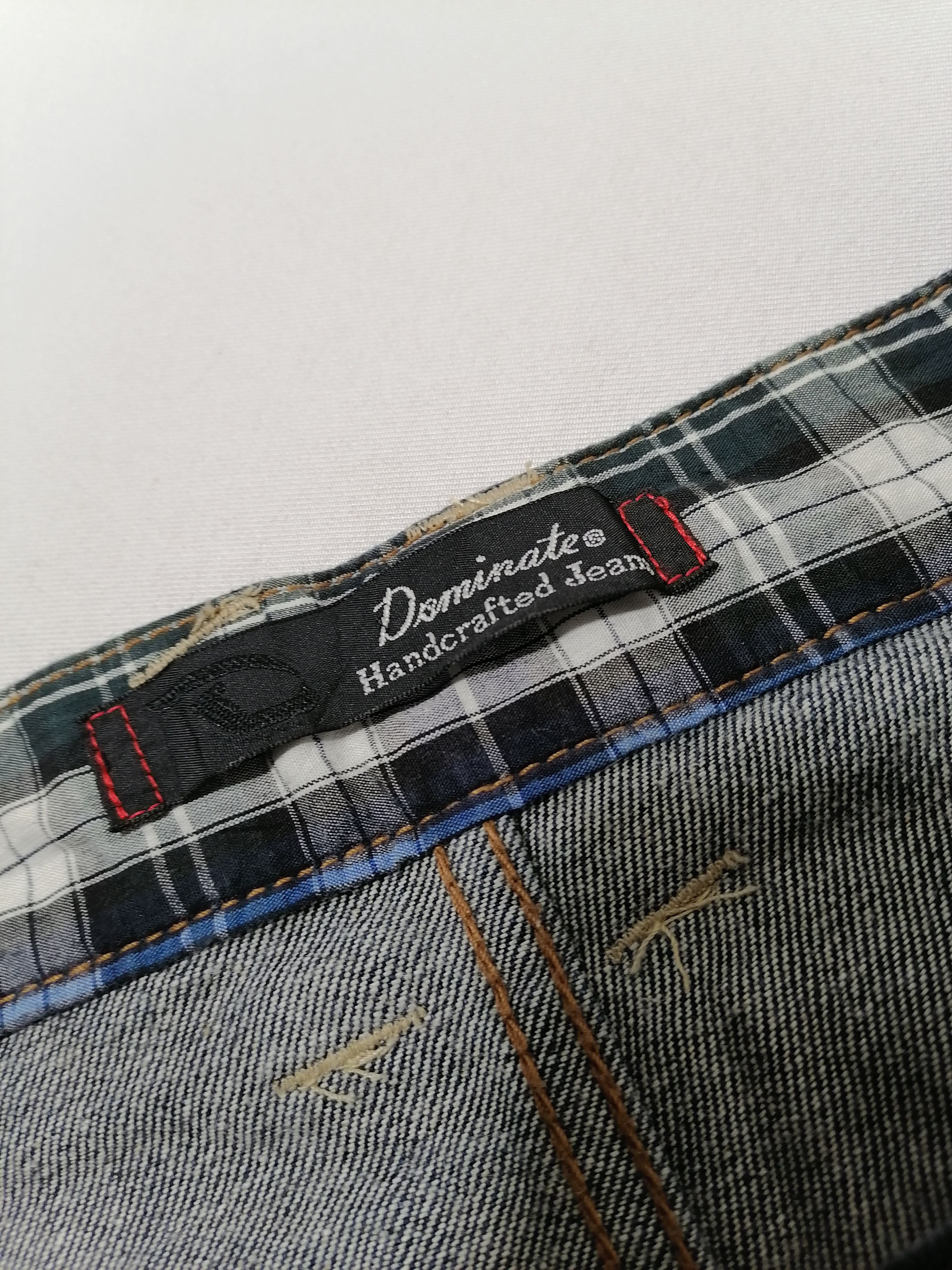 Designer Dominate Handcrafted Double Waist Jeans Size US 31 - 6 Thumbnail
