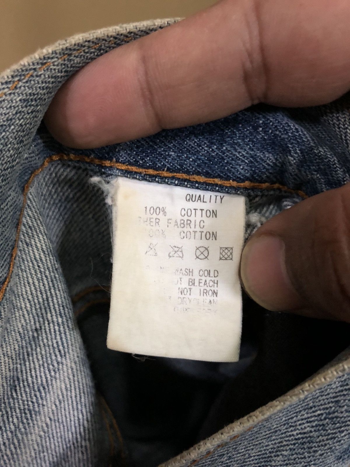 Japanese Brand Superlovers Distressed Denim Jeans Size US 31 - 9 Thumbnail