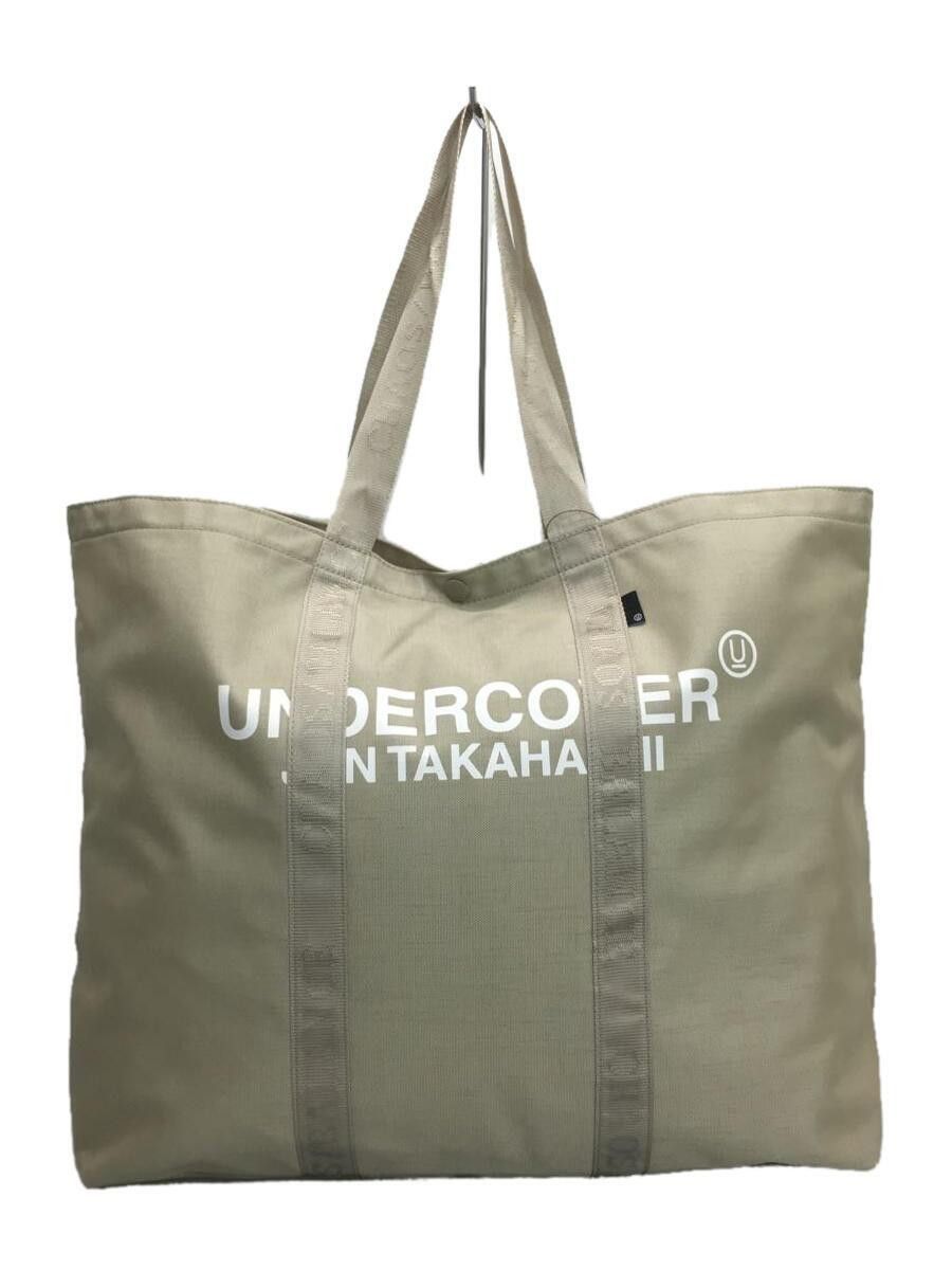 image of Undercover Aw21 Logo Tote Bag in Beige, Men's