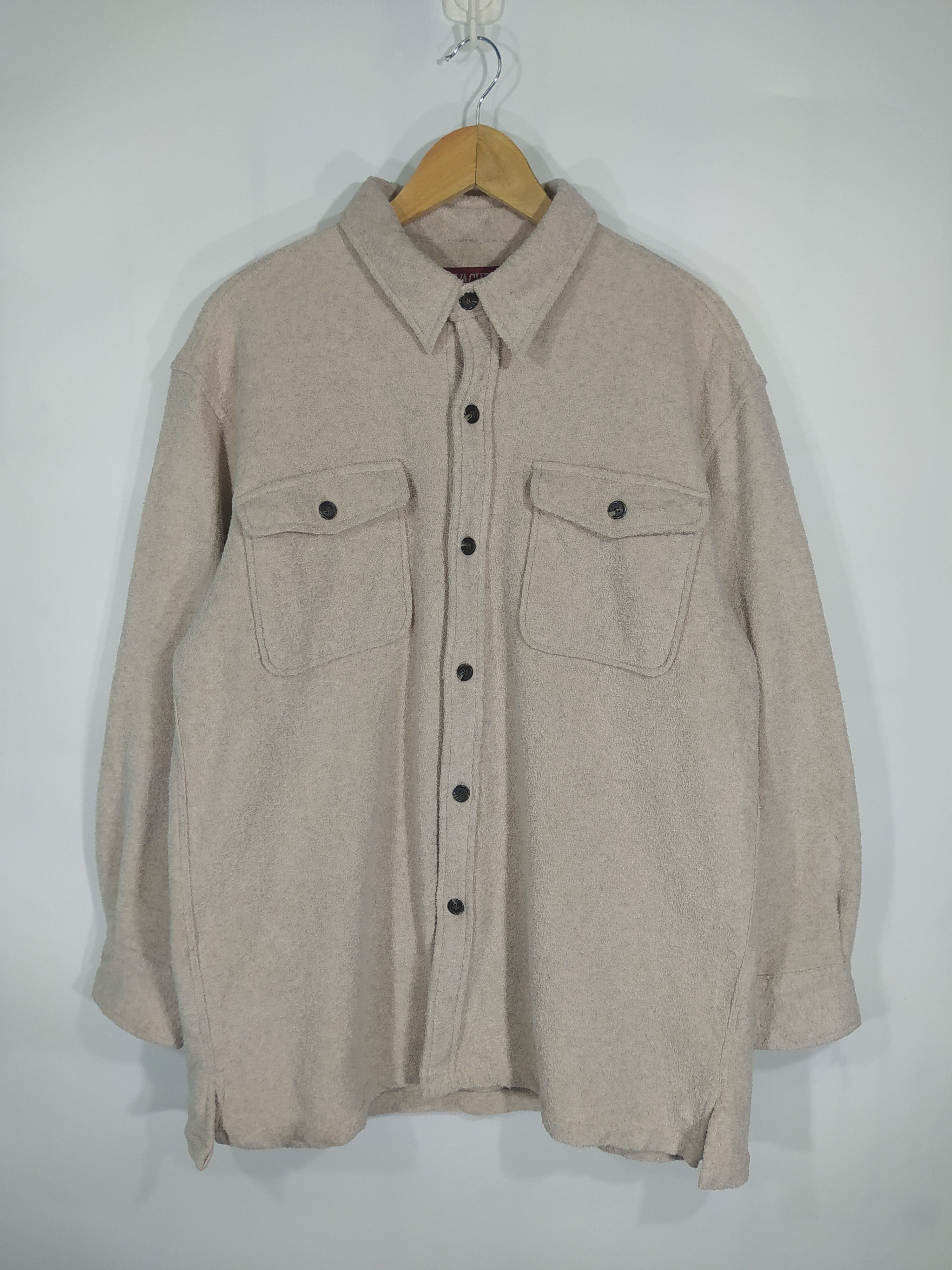 Flannel × Japanese Brand Vintage Vache fleece Shirt Button up Size US L / EU 52-54 / 3 - 1 Thumbnail