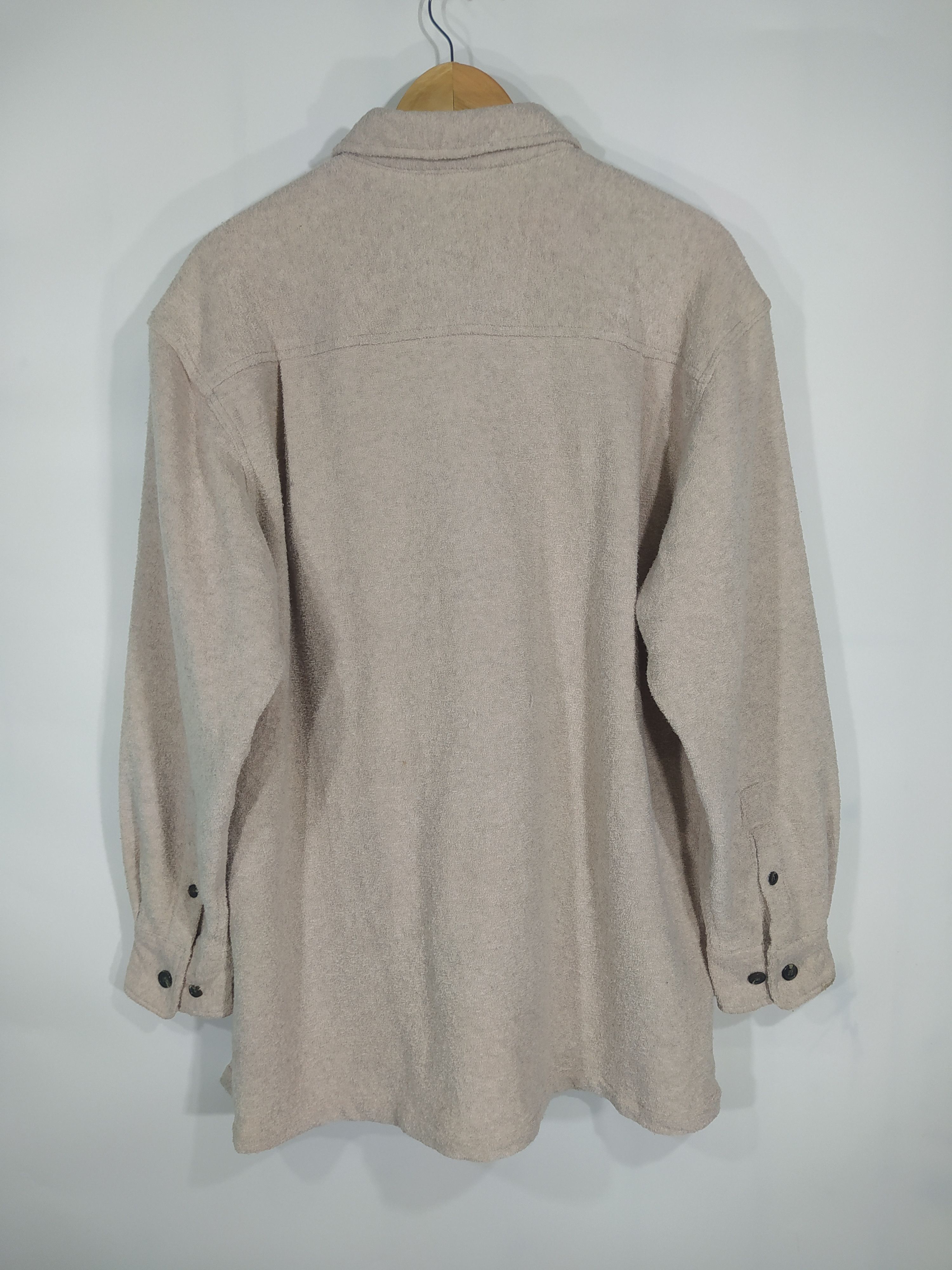 Flannel × Japanese Brand Vintage Vache fleece Shirt Button up Size US L / EU 52-54 / 3 - 6 Thumbnail