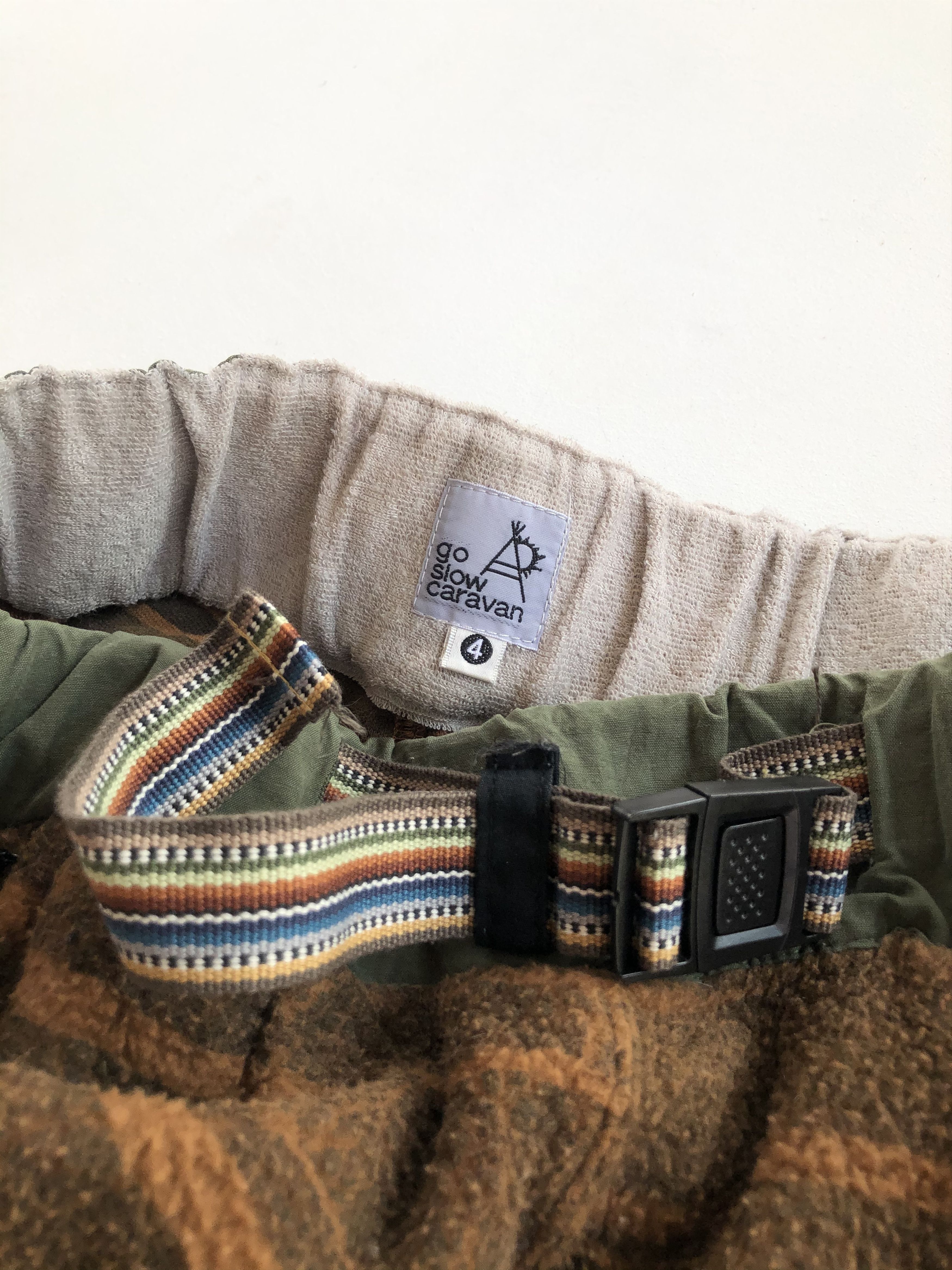 go slow caravan VINTAGE GO SLOW CARAVAN FLEECE PANTS Size US 31 - 7 Thumbnail